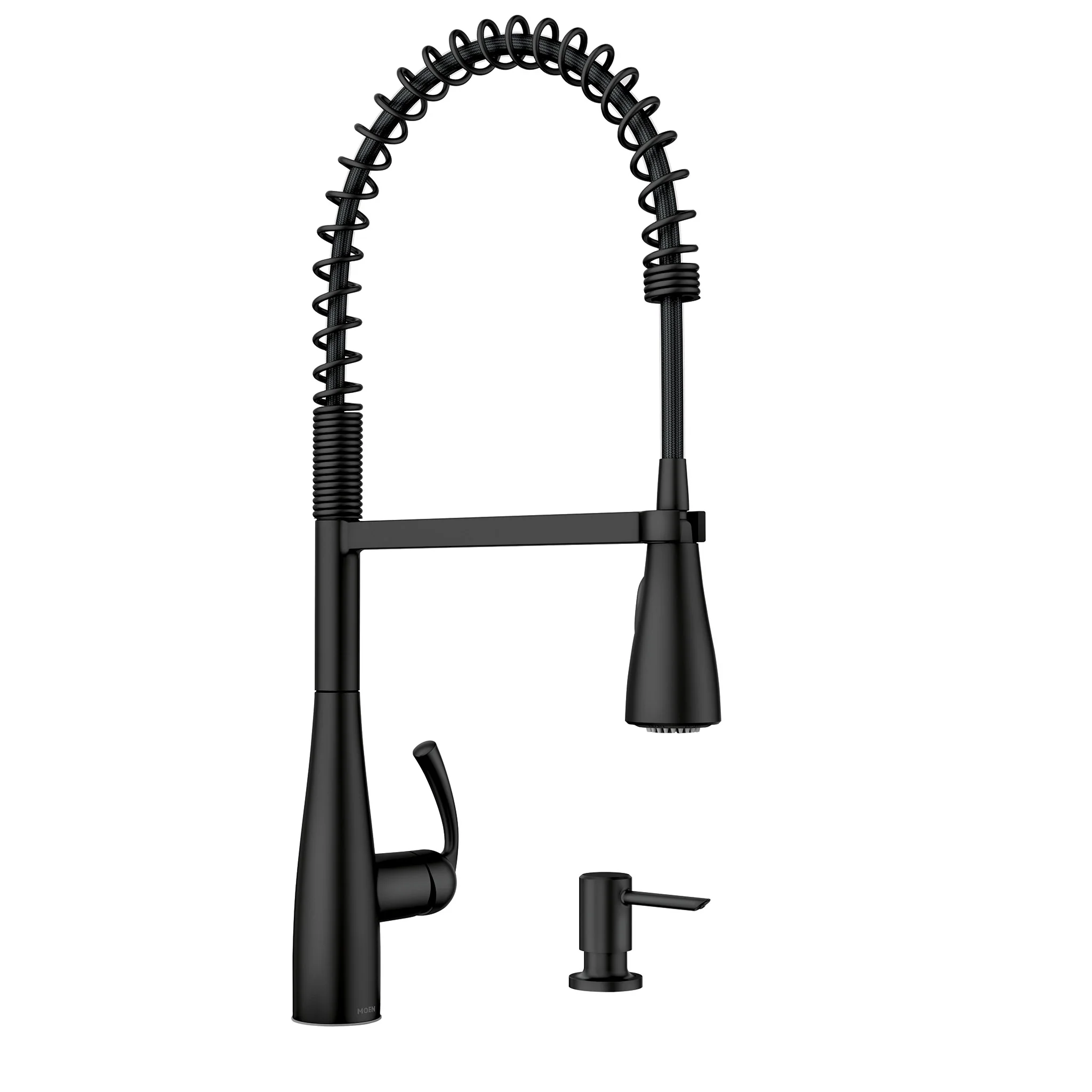 Essie One-Handle High Arc Pre-Rinse Spring Pulldown Kitchen Faucet - Image 8
