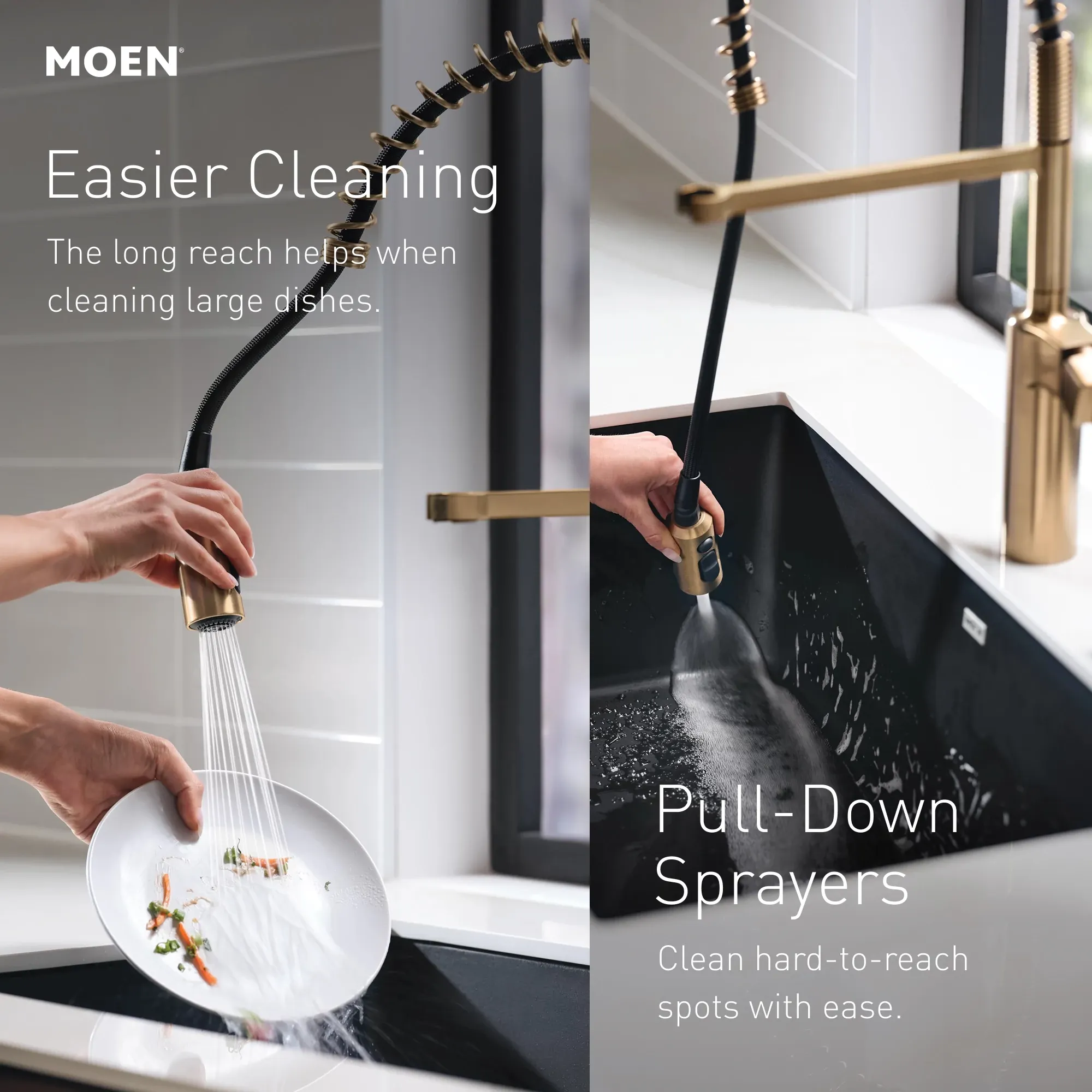 Inara One-Handle Pre-Rinse Spring Pulldown Kitchen Faucet - Image 28