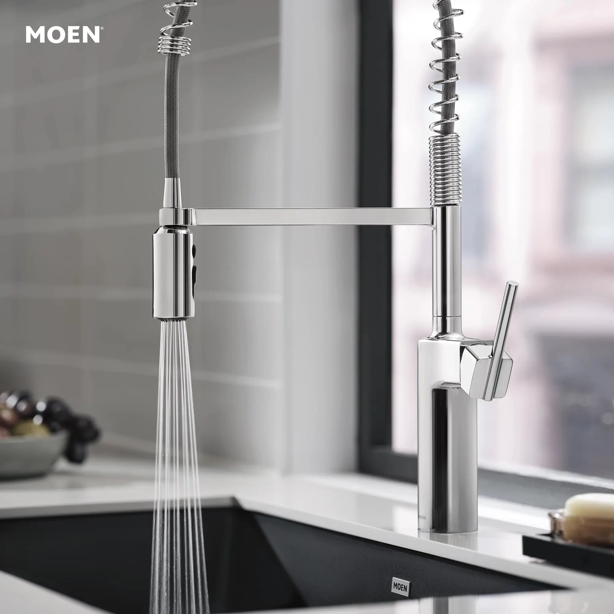 Inara One-Handle Pre-Rinse Spring Pulldown Kitchen Faucet - Image 3