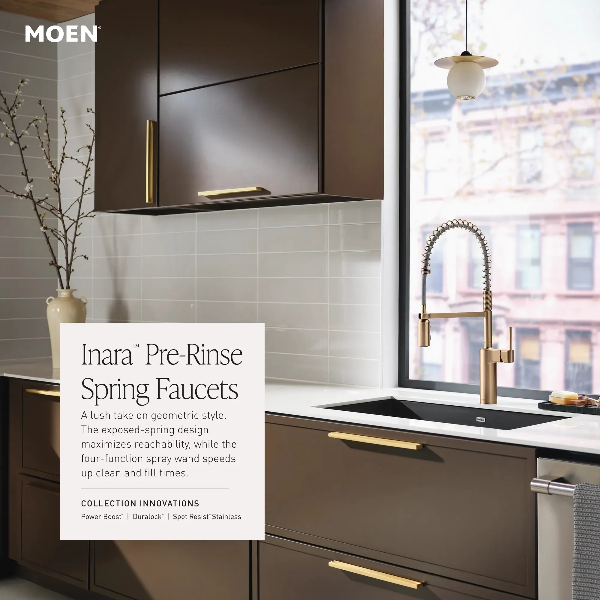 Inara One-Handle Pre-Rinse Spring Pulldown Kitchen Faucet - Image 34