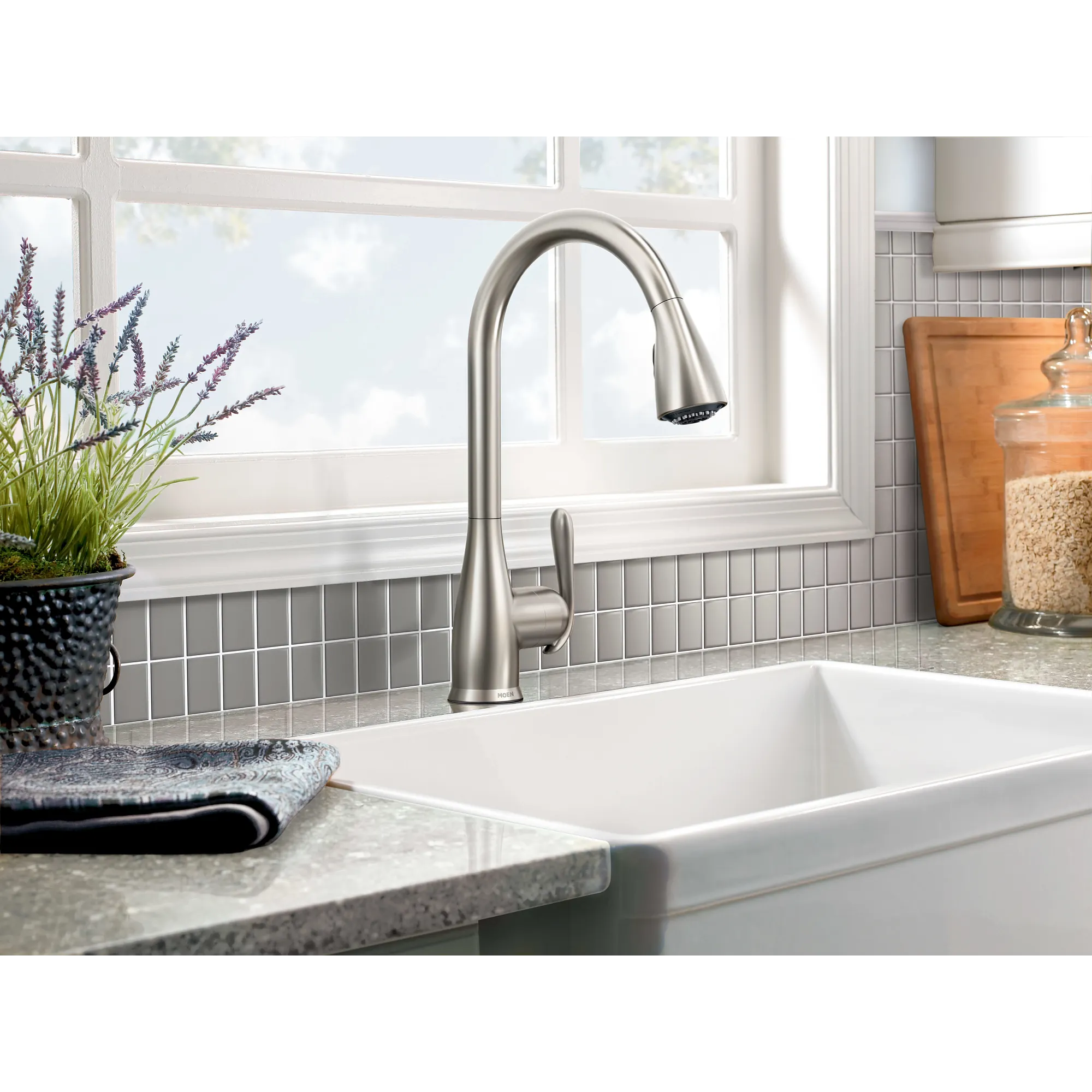 Haysfield One-Handle High Arc Kitchen Faucet - Image 10