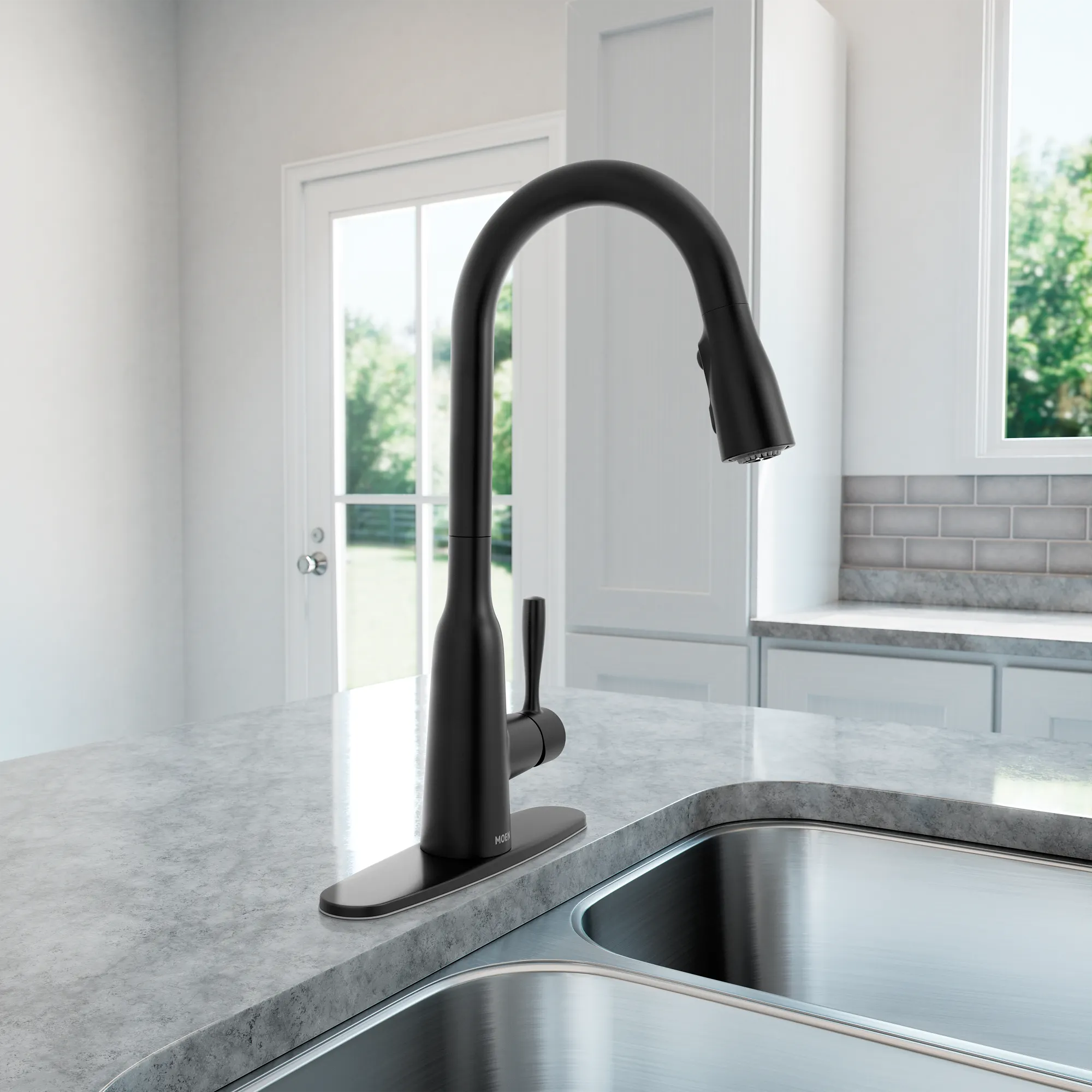 Orivesi One-Handle High Arc Pulldown Kitchen Faucet - Image 12