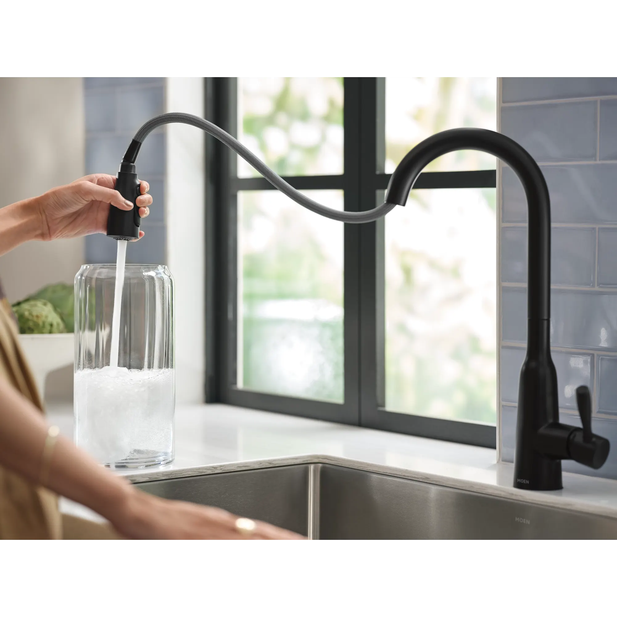 Orivesi One-Handle High Arc Pulldown Kitchen Faucet - Image 26