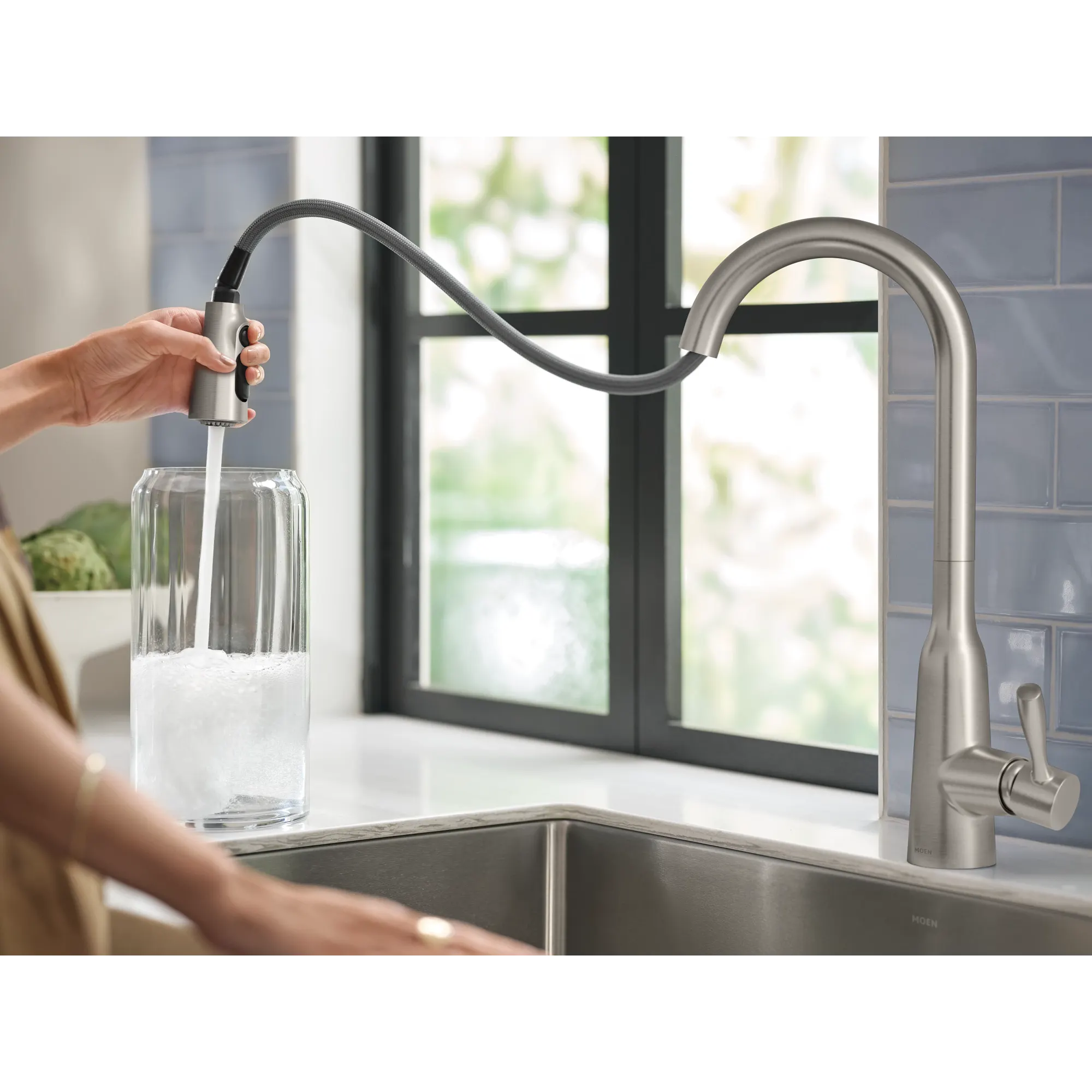 Orivesi One-Handle High Arc Pulldown Kitchen Faucet - Image 28