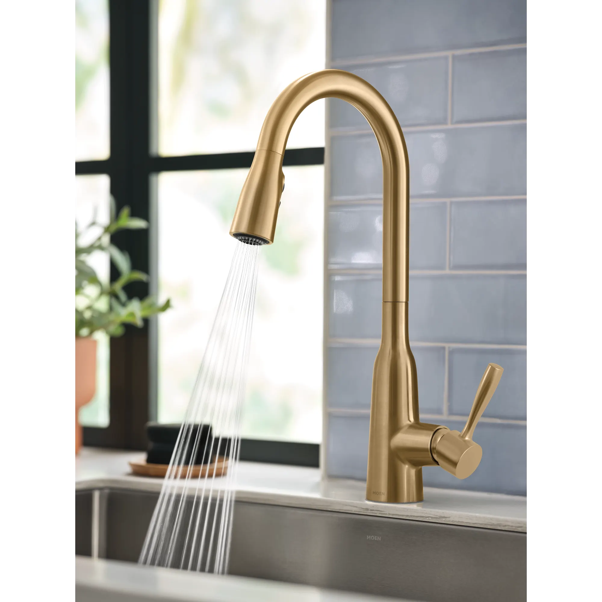 Orivesi One-Handle High Arc Pulldown Kitchen Faucet - Image 43
