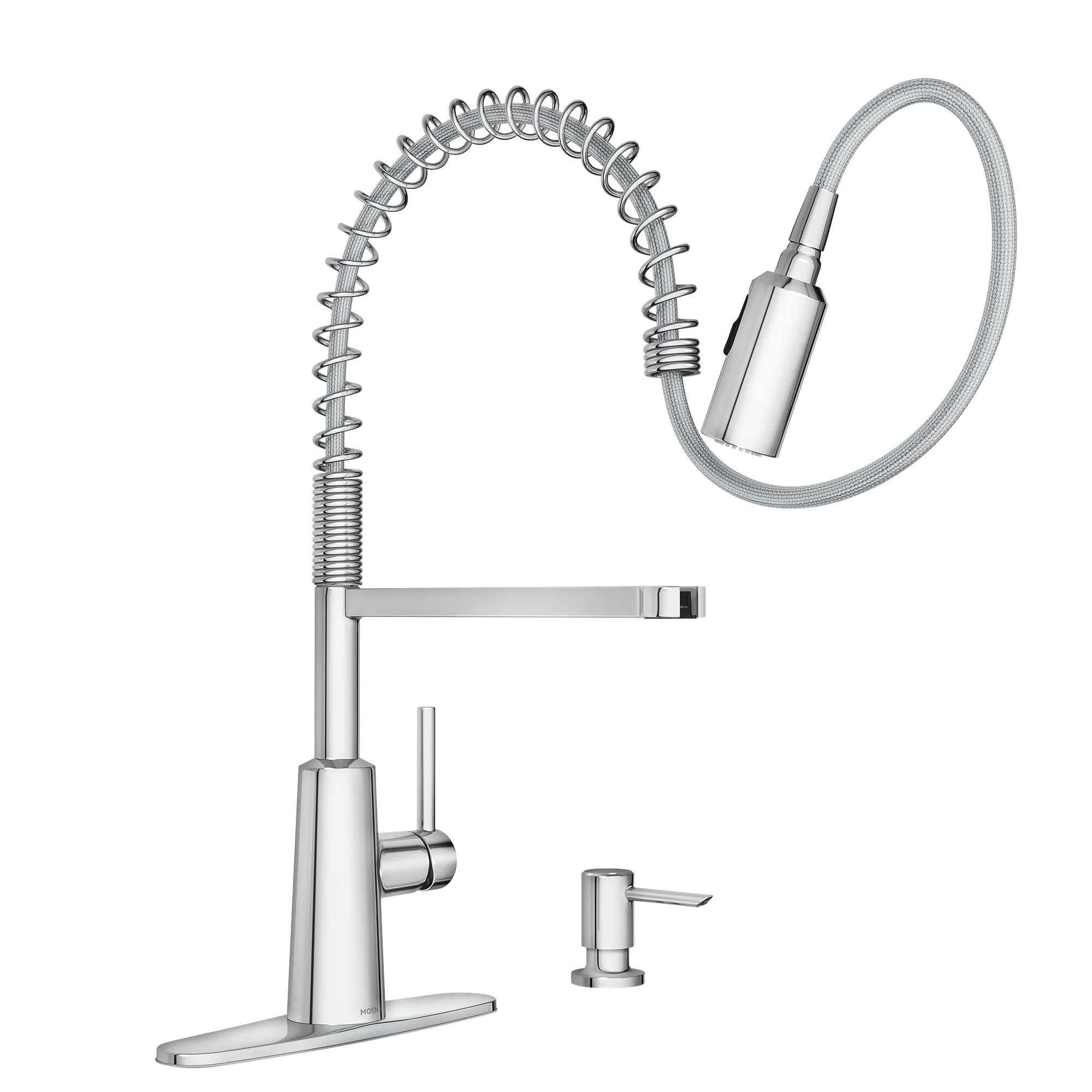 Nori One-Handle Pre-Rinse Spring Pulldown Kitchen Faucet - Image 2