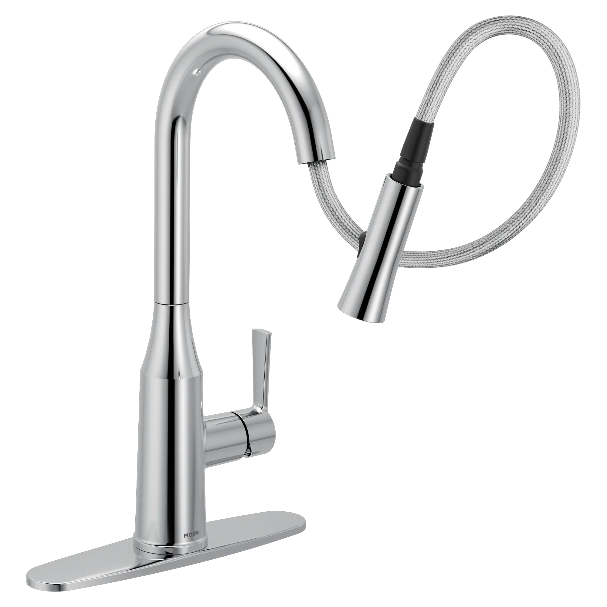 Skiles One-Handle Pulldown Kitchen Faucet with Swivel Control - Image 11