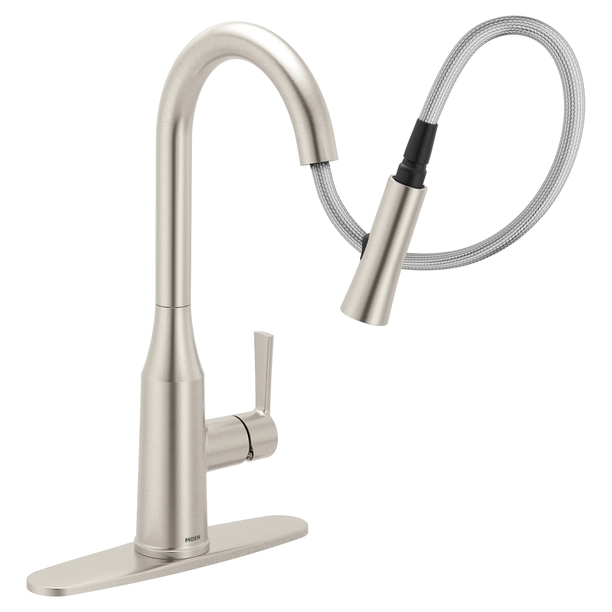 Skiles One-Handle Pulldown Kitchen Faucet with Swivel Control - Image 38