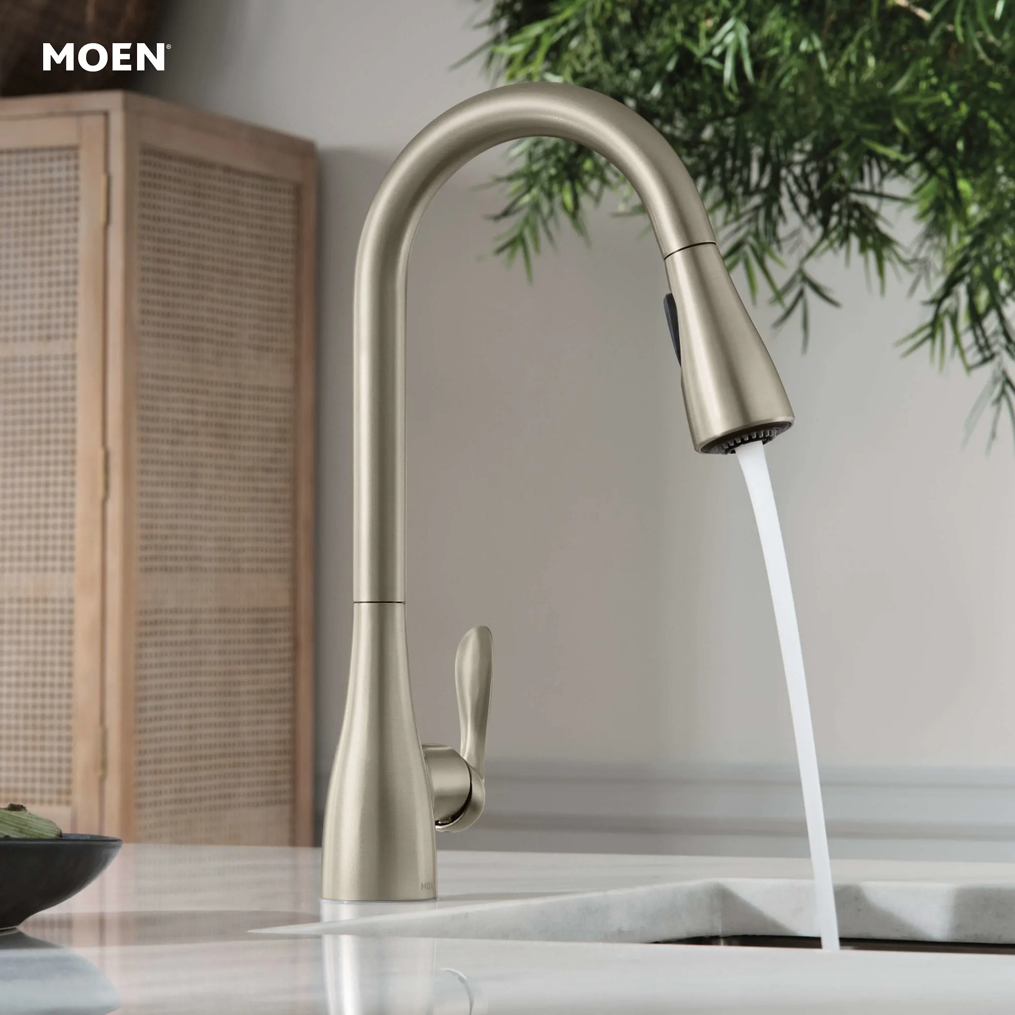 Georgene One-Handle High Arc Pulldown Kitchen Faucet - Image 23