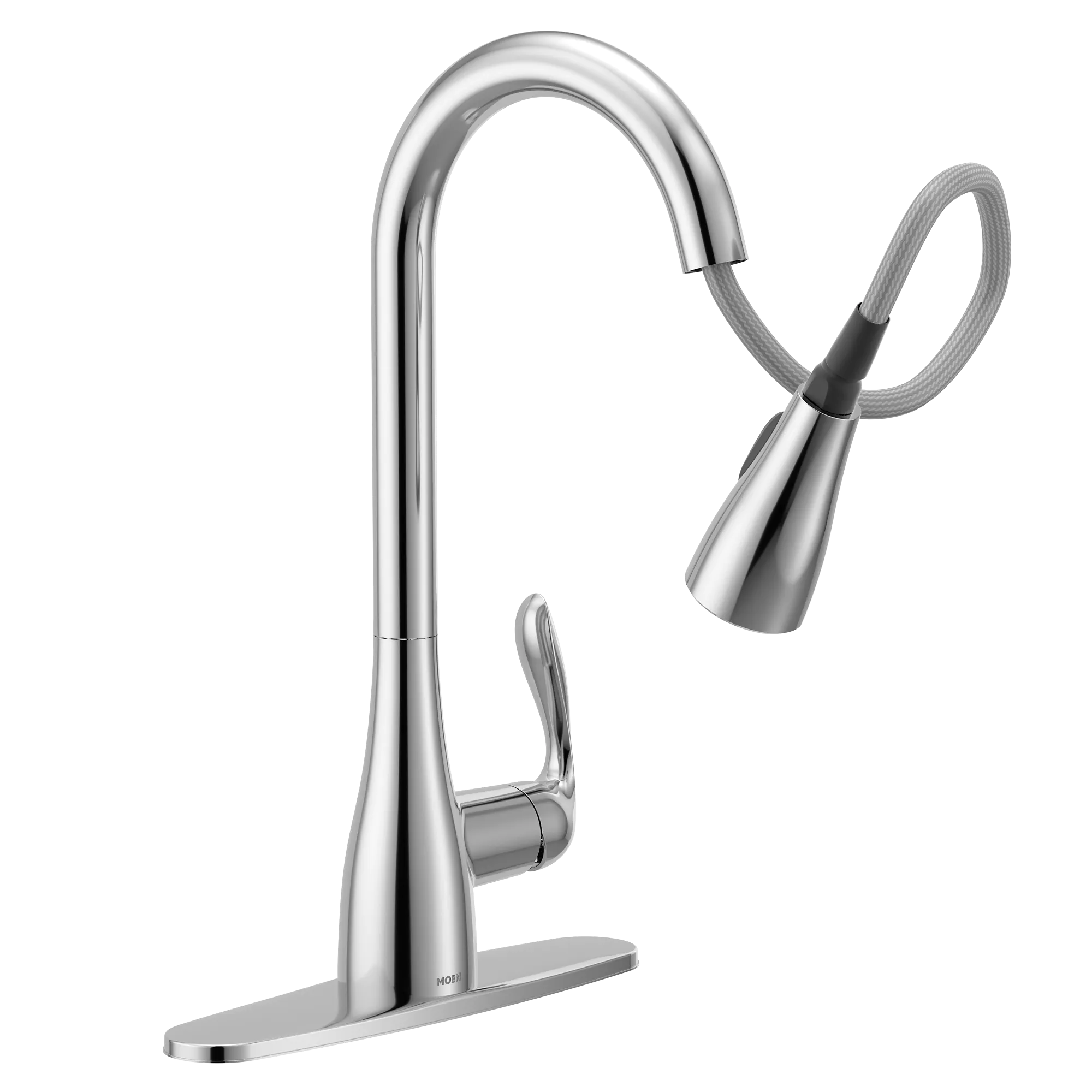 Georgene One-Handle High Arc Pulldown Kitchen Faucet - Image 6