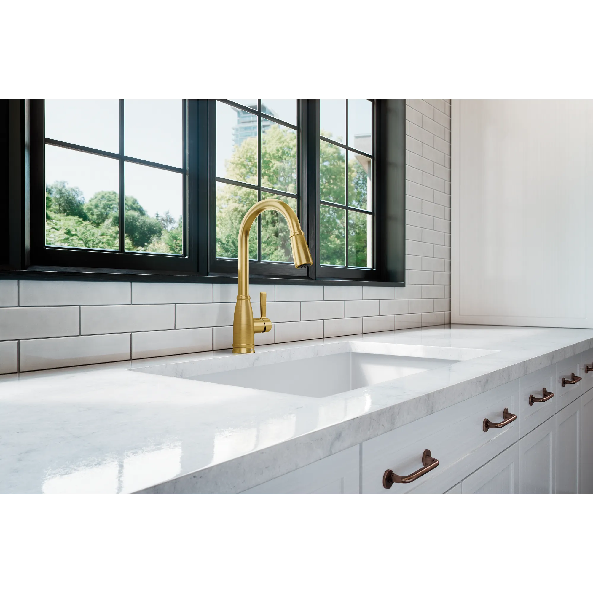 Lilibeth One-Handle High Arc Pulldown Kitchen Faucet - Image 25