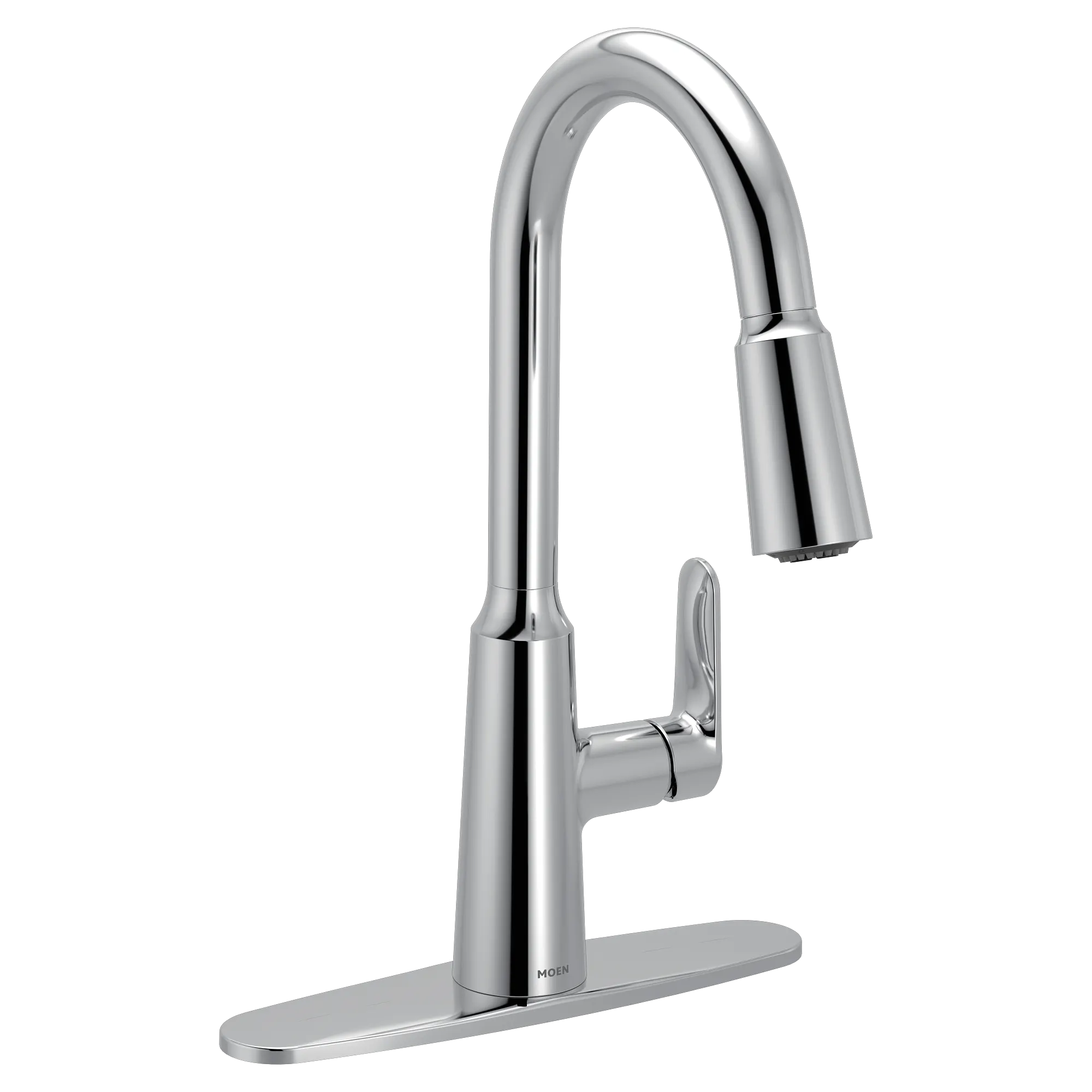 Edwyn Chrome one-handle high arc pulldown kitchen faucet - Image 12