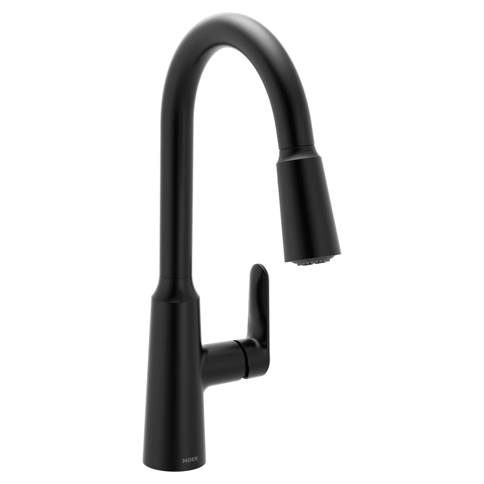 Edwyn Matte black one-handle high arc pulldown kitchen faucet - Image 11