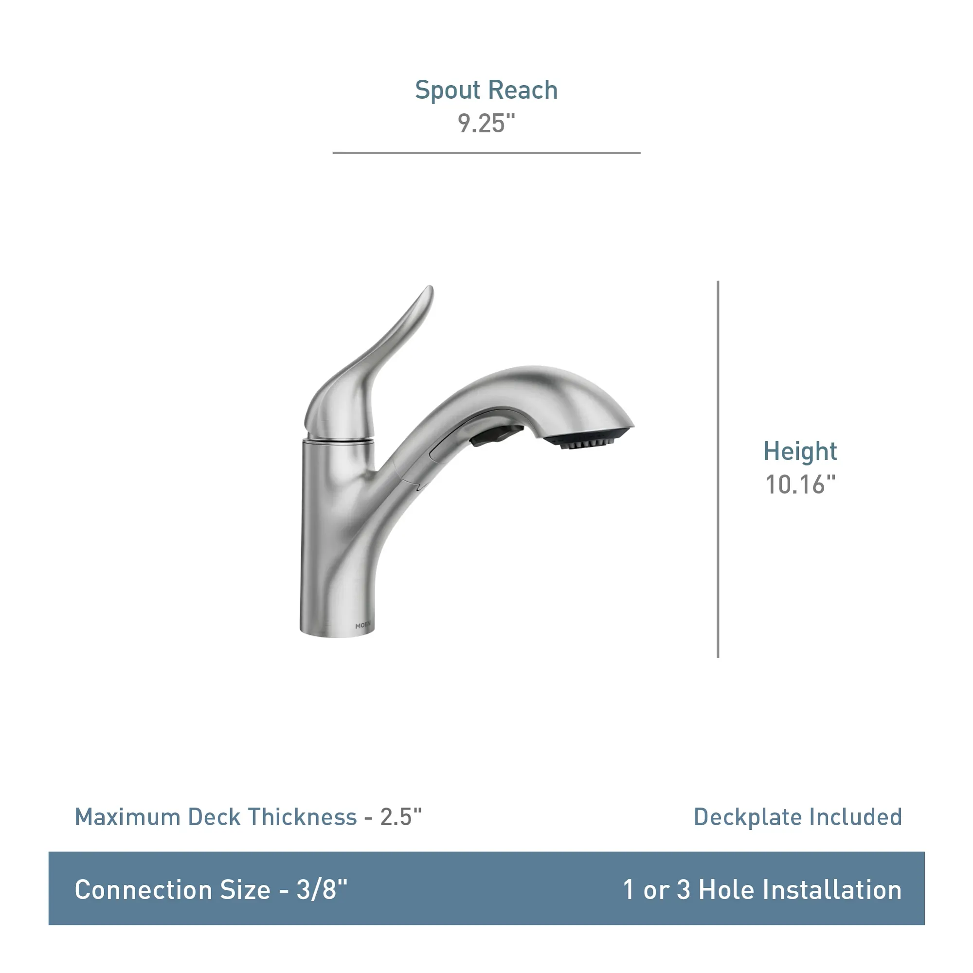 Koa One-Handle Pullout Kitchen Faucet - Image 26