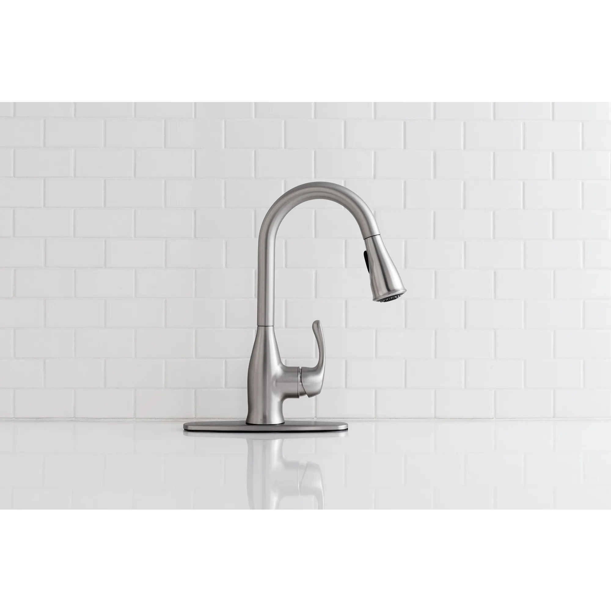 Kaden One-Handle Pulldown Kitchen Faucet - Image 33