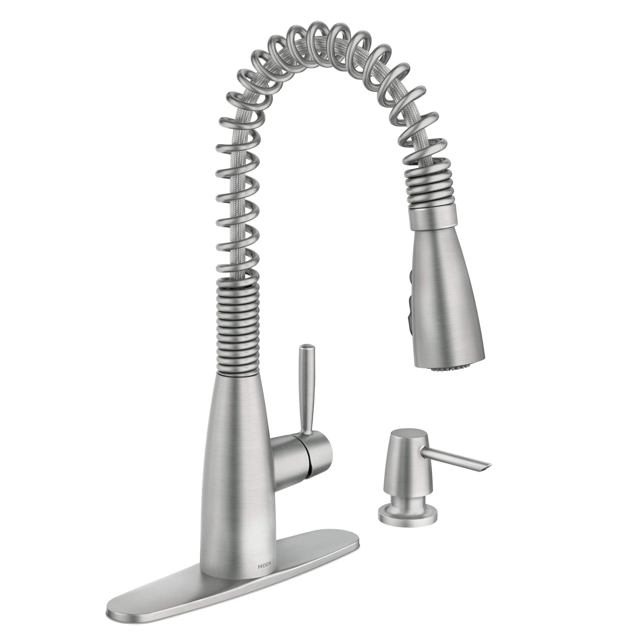 Springvale Matte Black One-Handle Pulldown Kitchen Faucet - Image 16