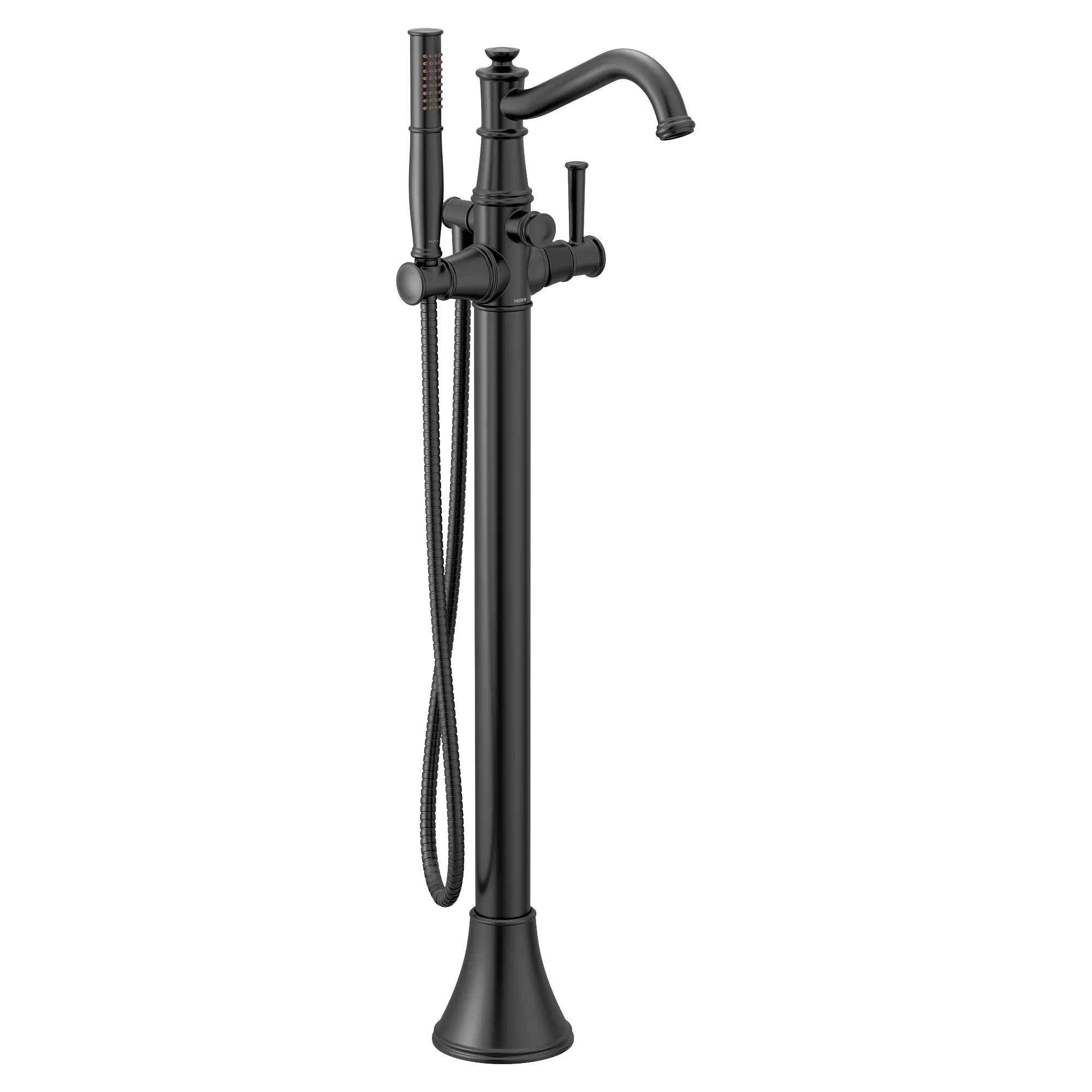 Belfield Chrome one-handle tub filler includes hand shower - Image 5