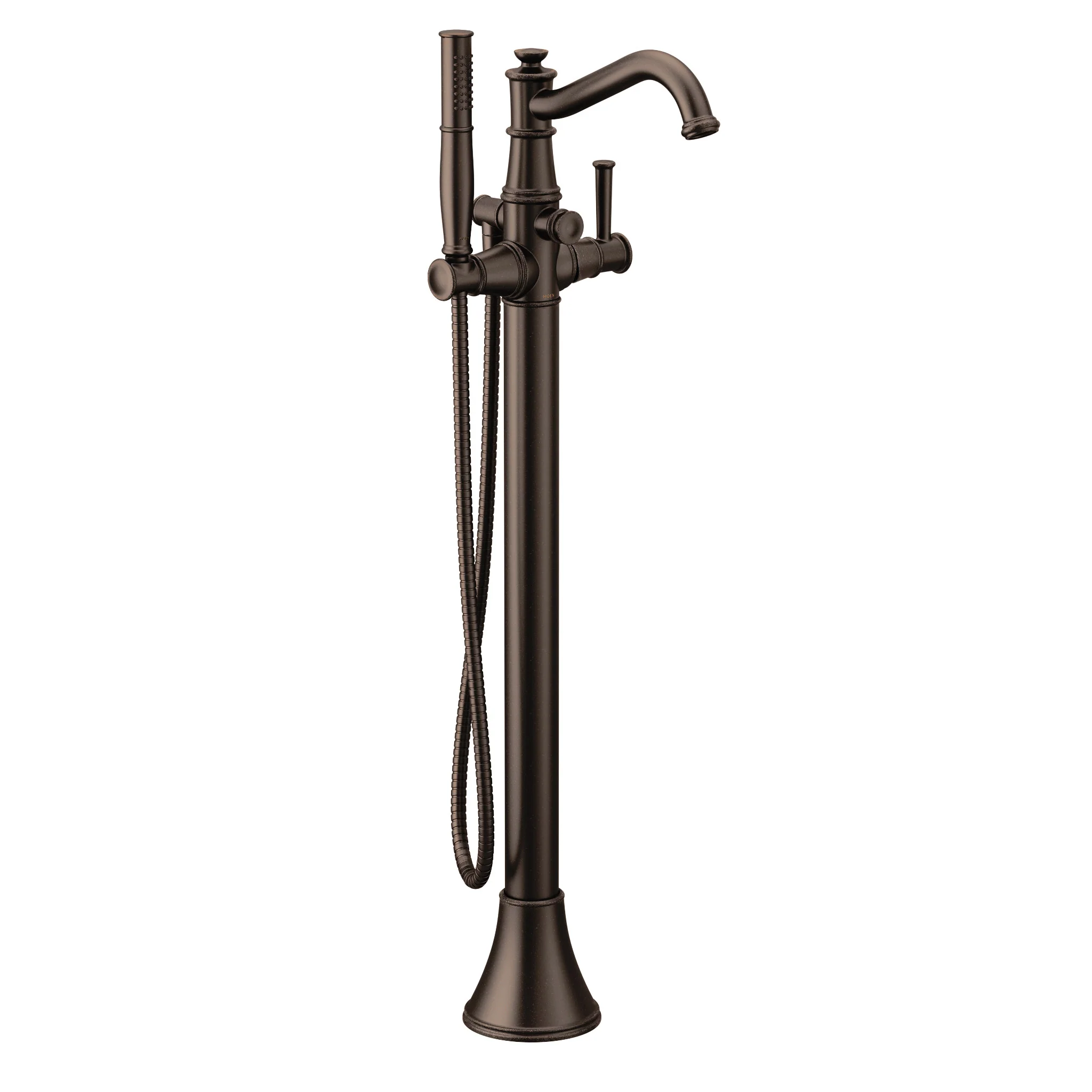 Belfield Chrome one-handle tub filler includes hand shower - Image 9
