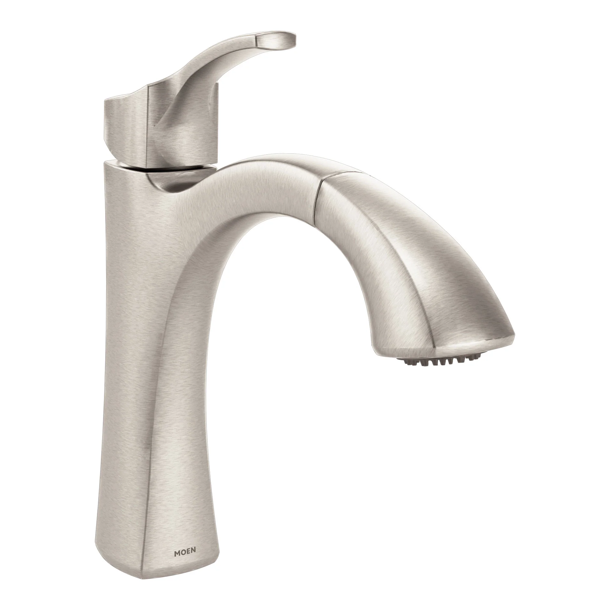 Voss Chrome One-Handle High Arc Pullout Kitchen Faucet - Image 9