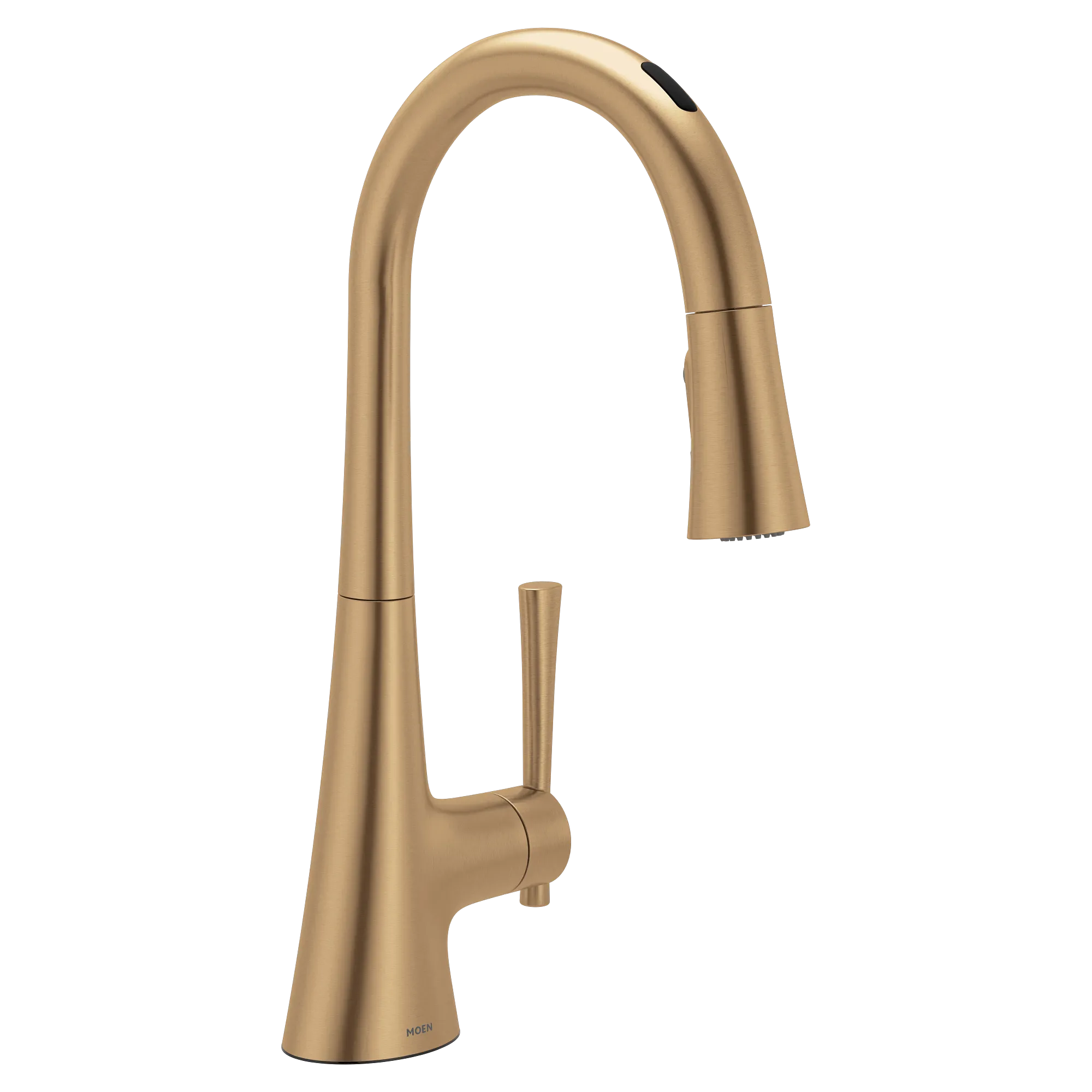 Kurv Chrome one-handle high arc pulldown kitchen faucet - Image 11