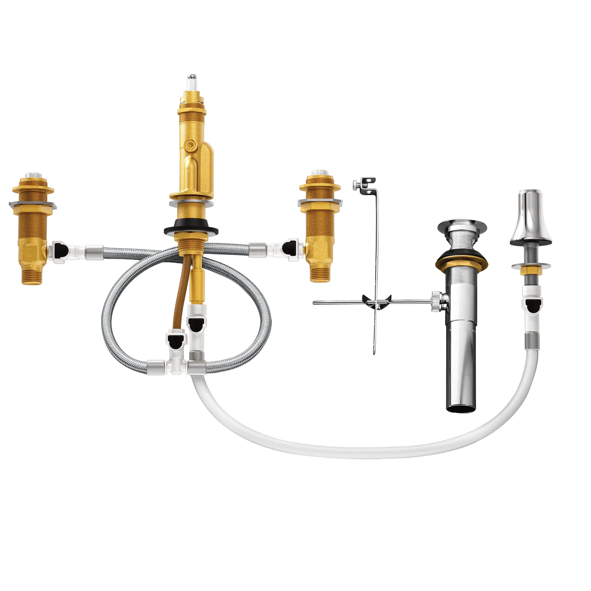 M-Pact Bidet Valve 8" - 16" Center 1/2" IPS Connection