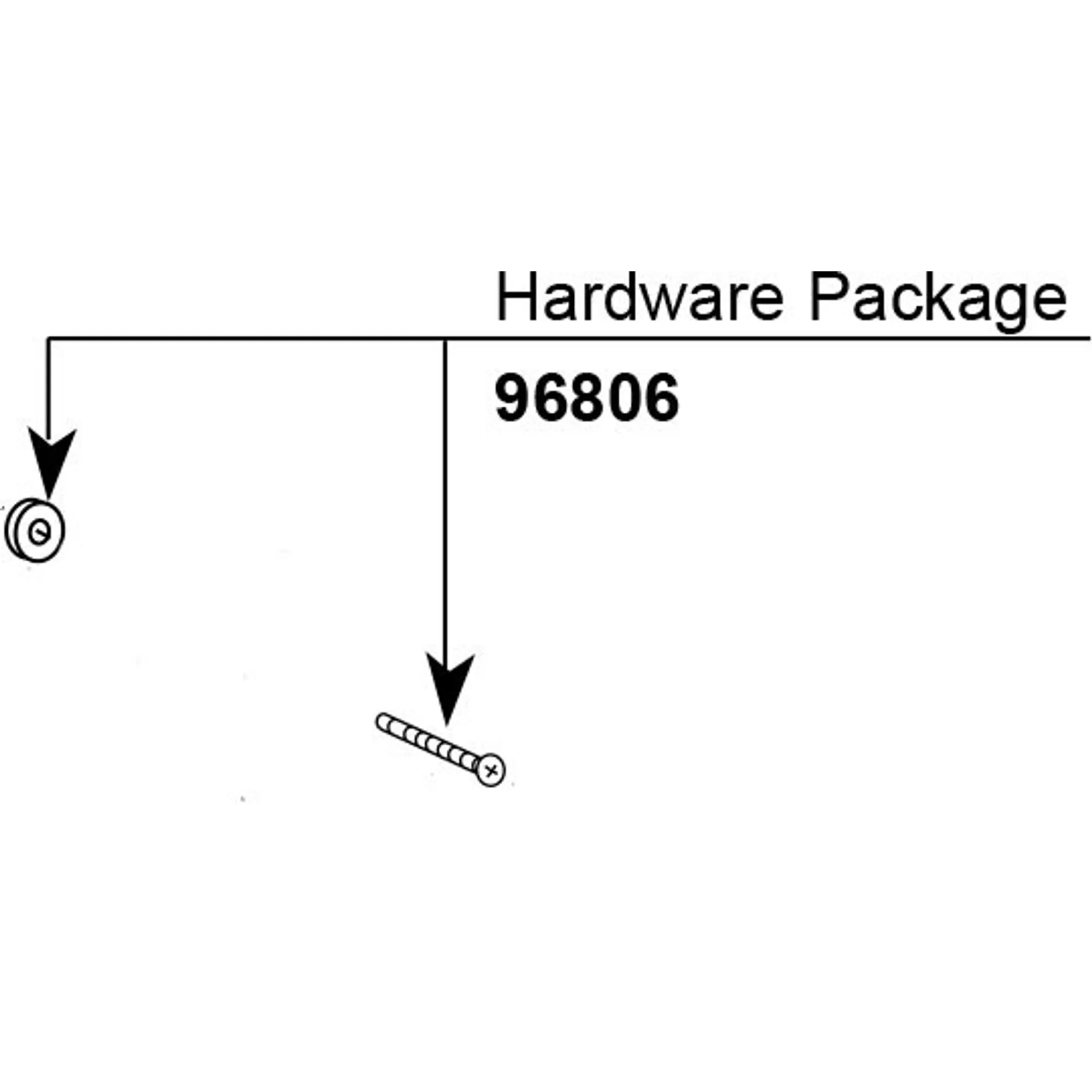 Moen Hardware Kit For A Single Handle Tub / Shower Knob - Image 2