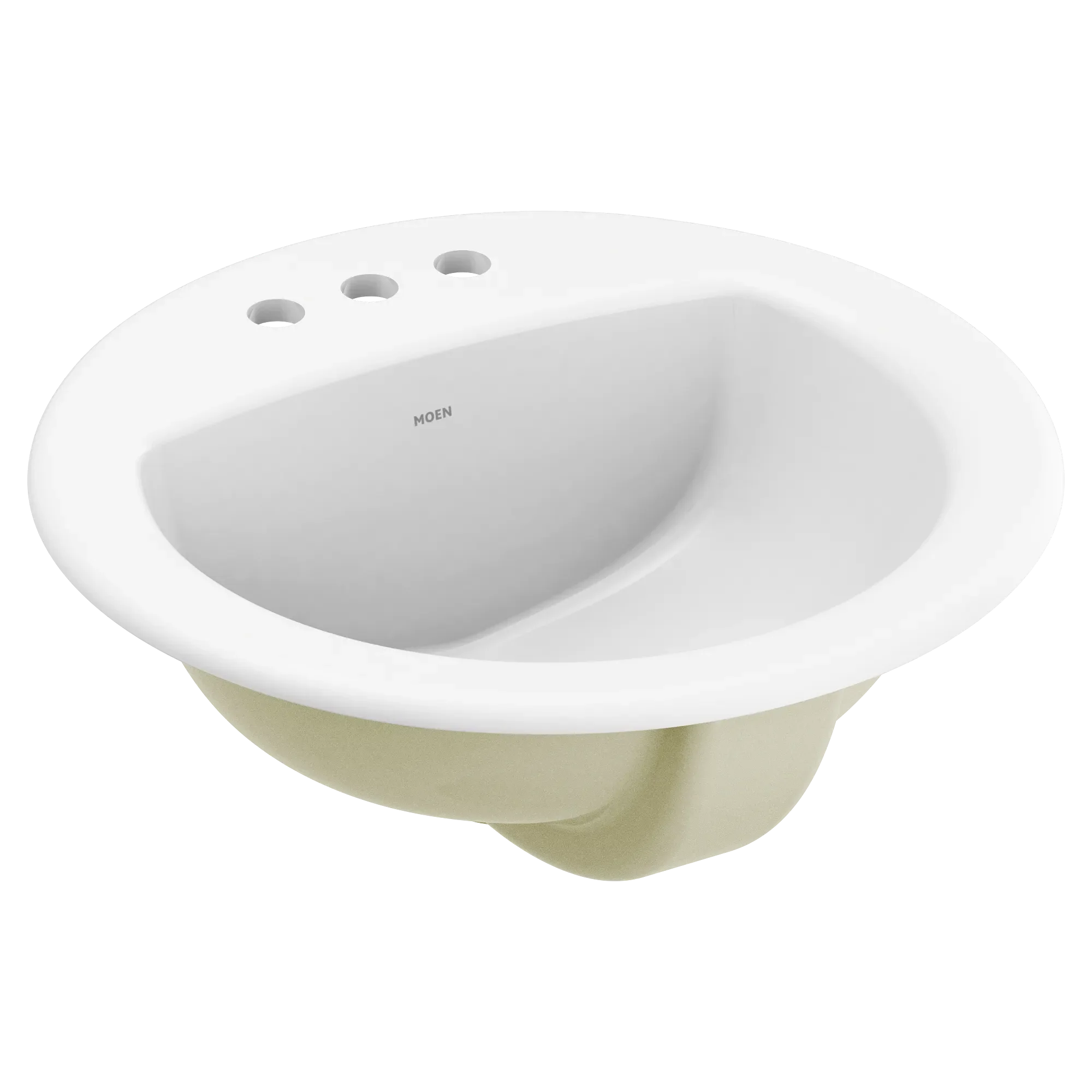 Moen Oval Drop-in Bathroom Sink - Image 3