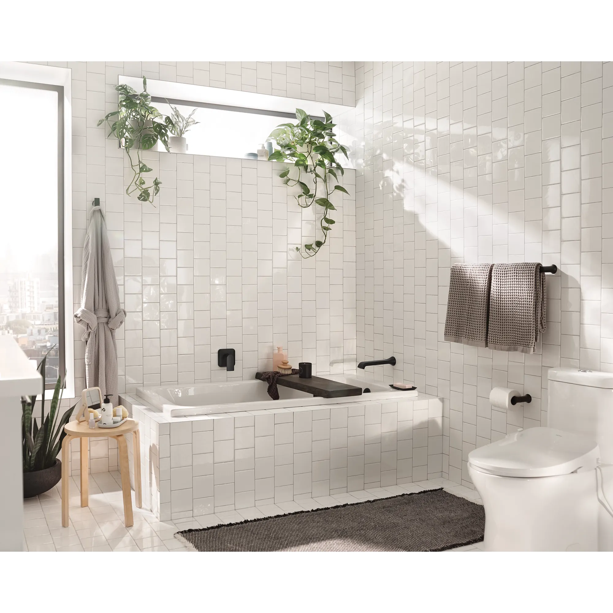Genta LX Chrome Pivoting Toilet Paper Holder - Image 16