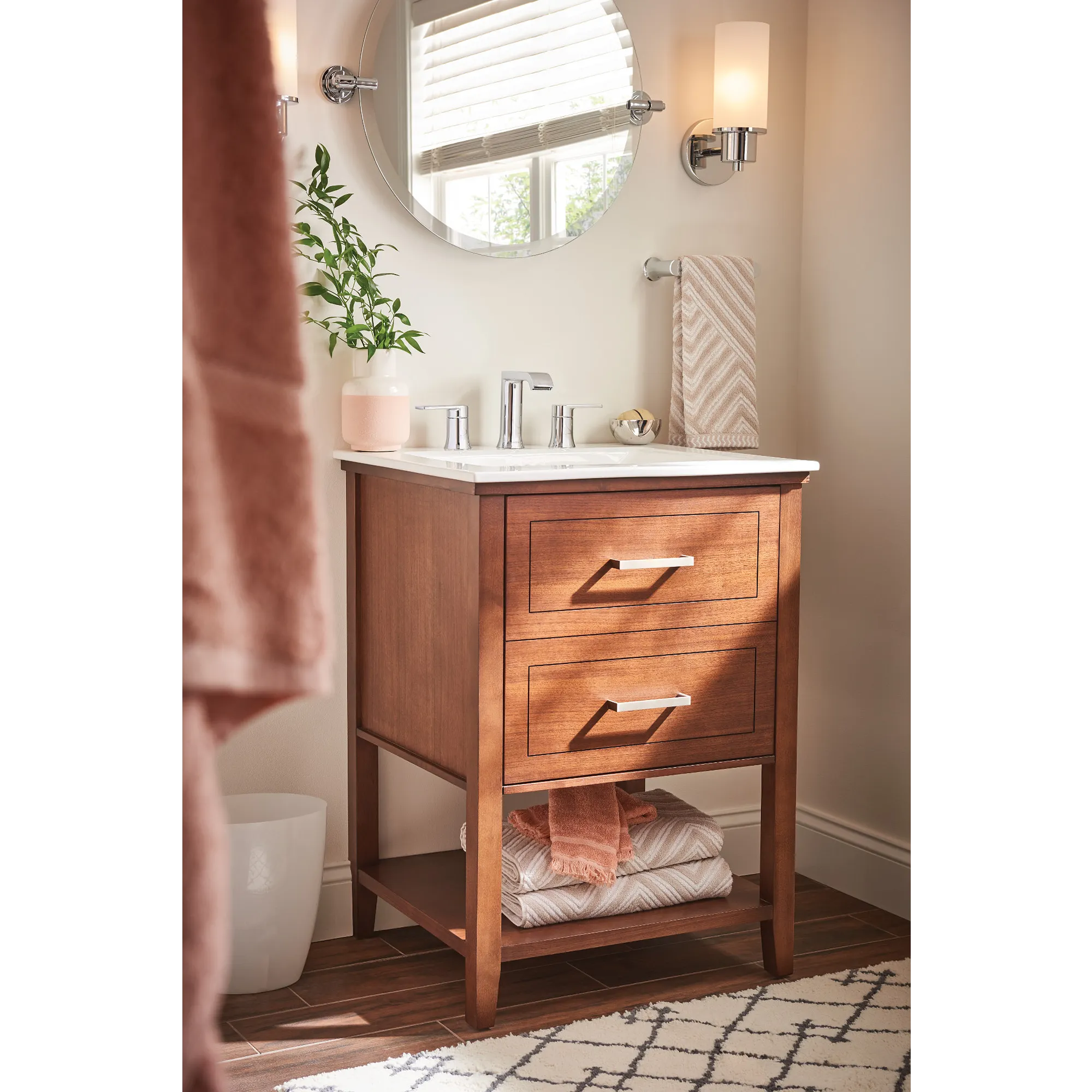 Genta LX Chrome Hand Towel Bar - Image 6