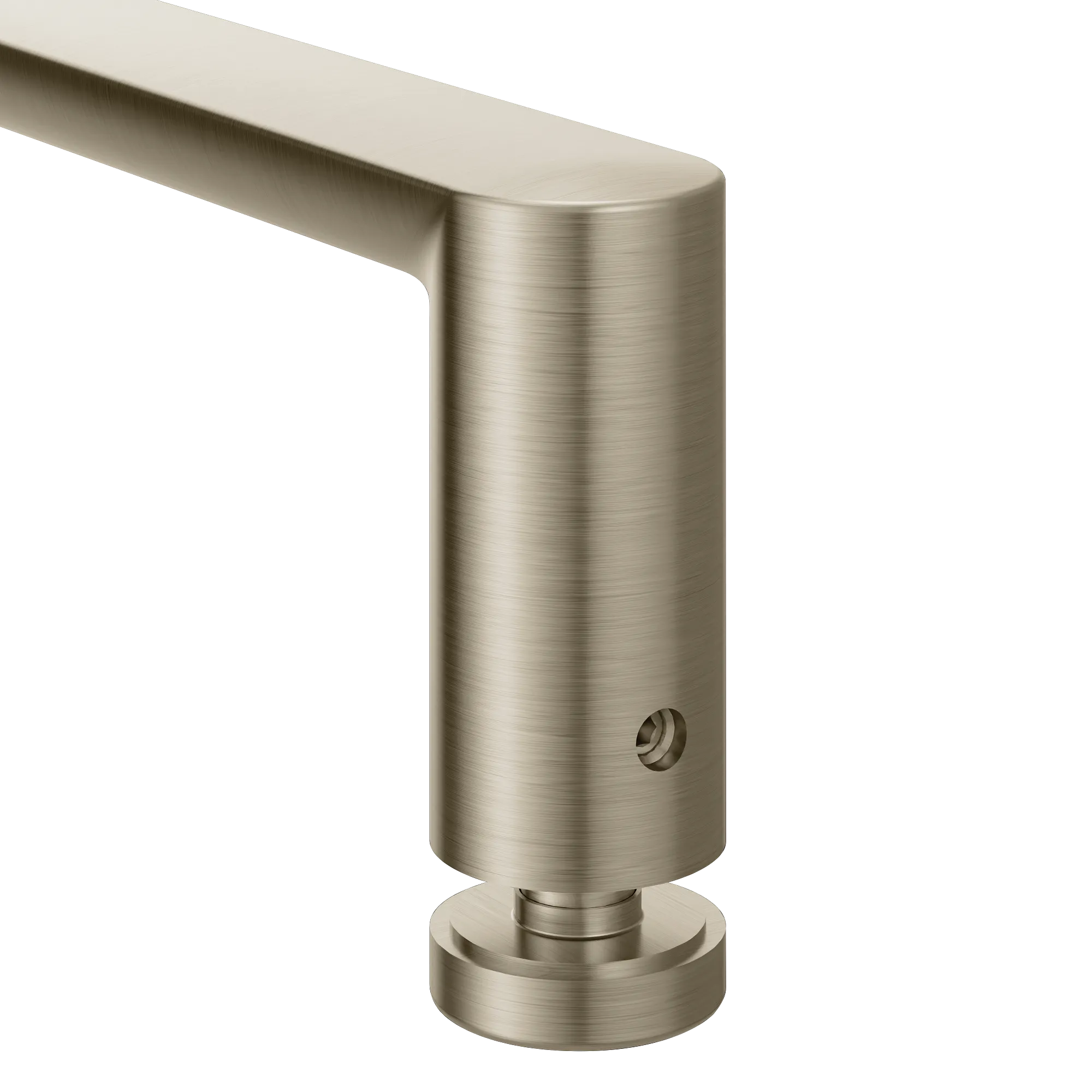 Contemporary Chrome 18" shower door towel bar - Image 12