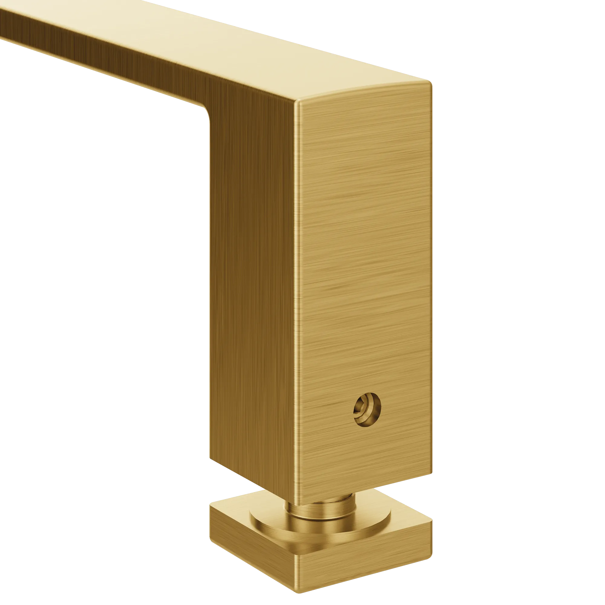 Contemporary Chrome 18" shower door towel bar - Image 15