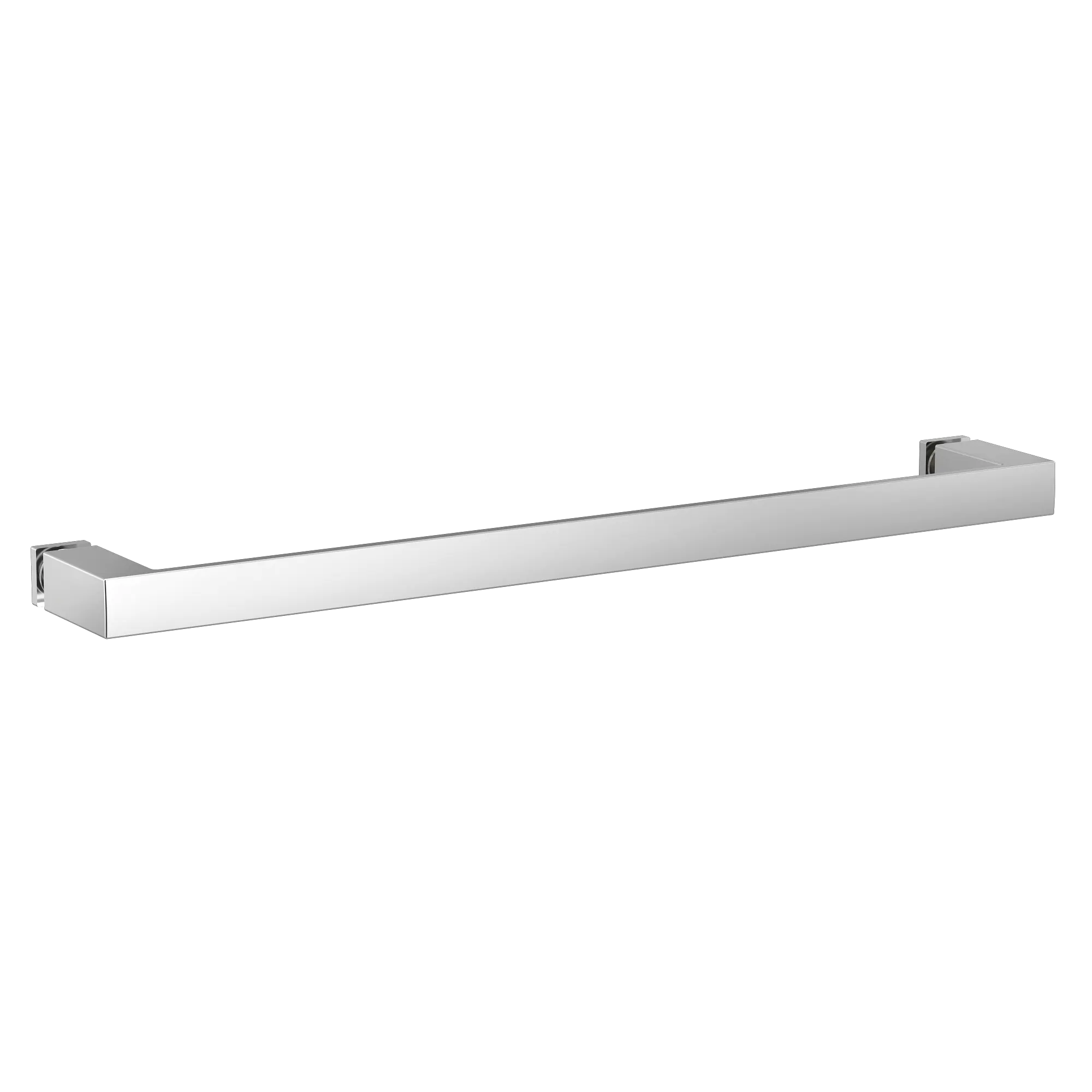 Contemporary Chrome 18" shower door towel bar - Image 3