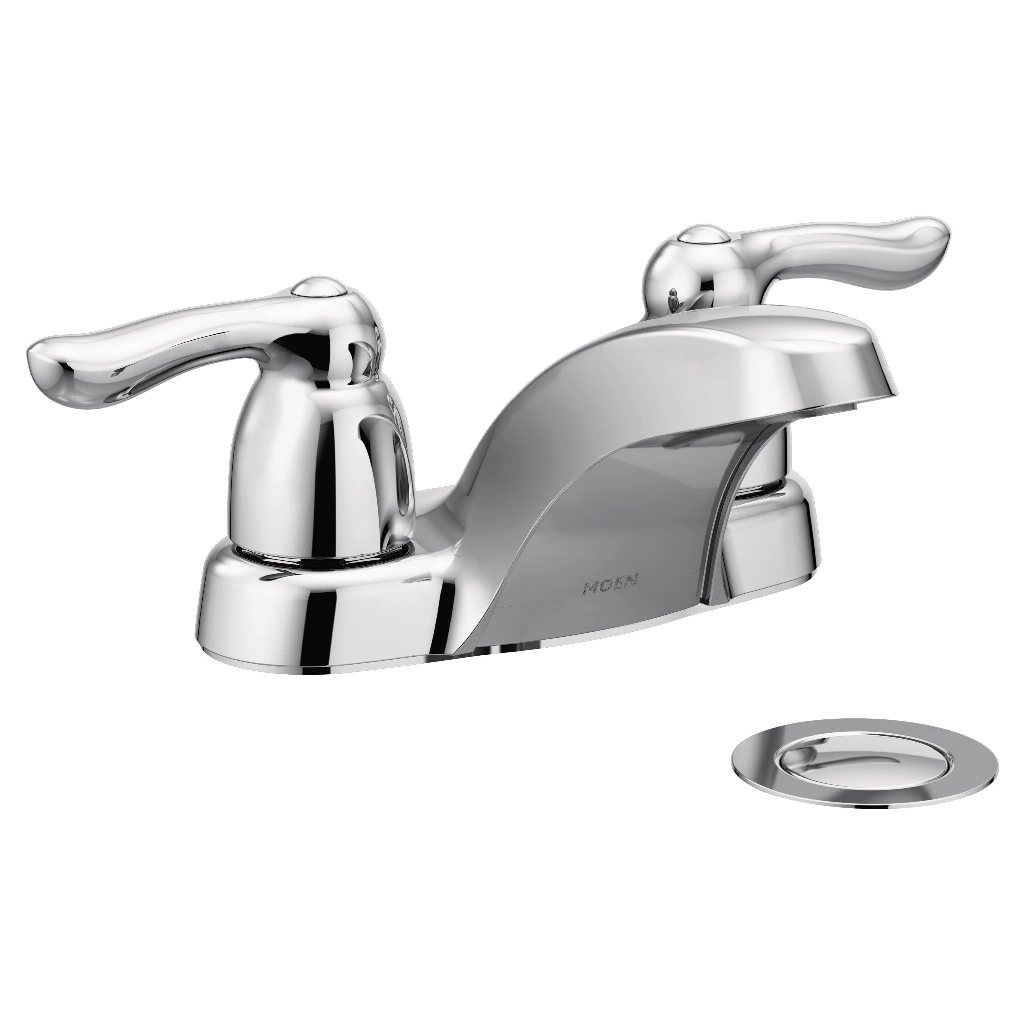 Chateau Chrome two-handle low arc bathroom faucet