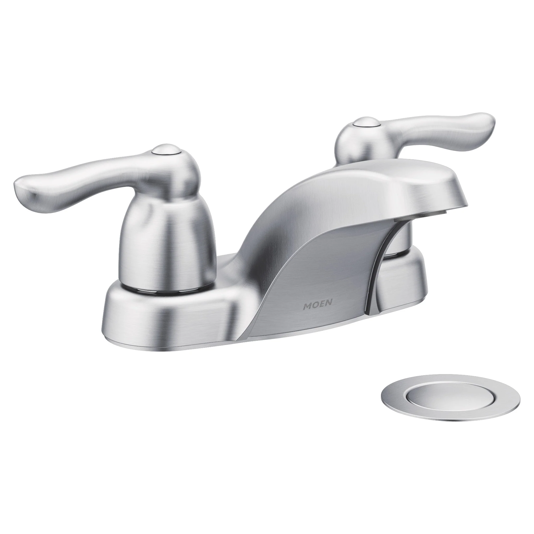 Chateau Chrome two-handle low arc bathroom faucet - Image 4