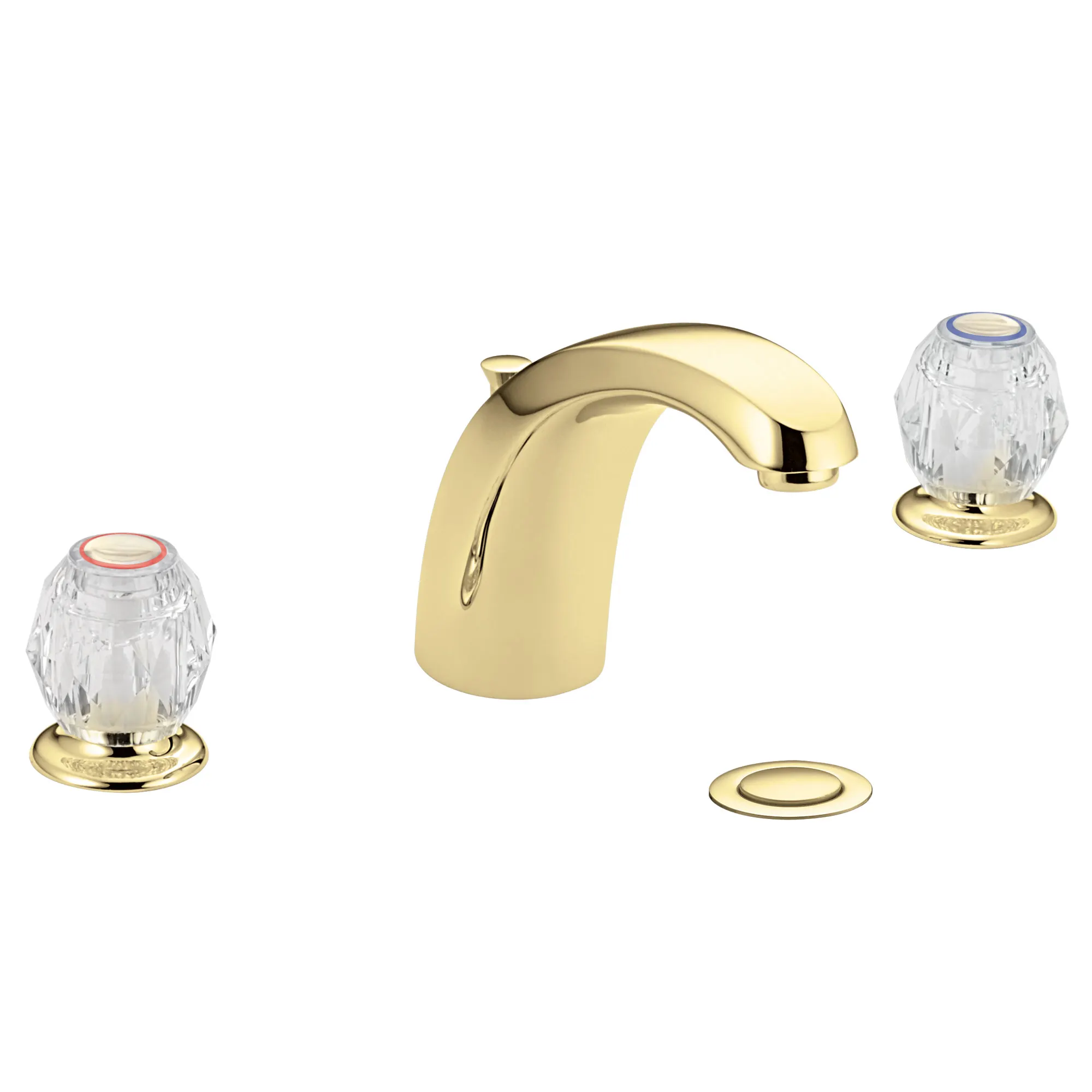 Chateau Chrome two-handle low arc bathroom faucet - Image 4