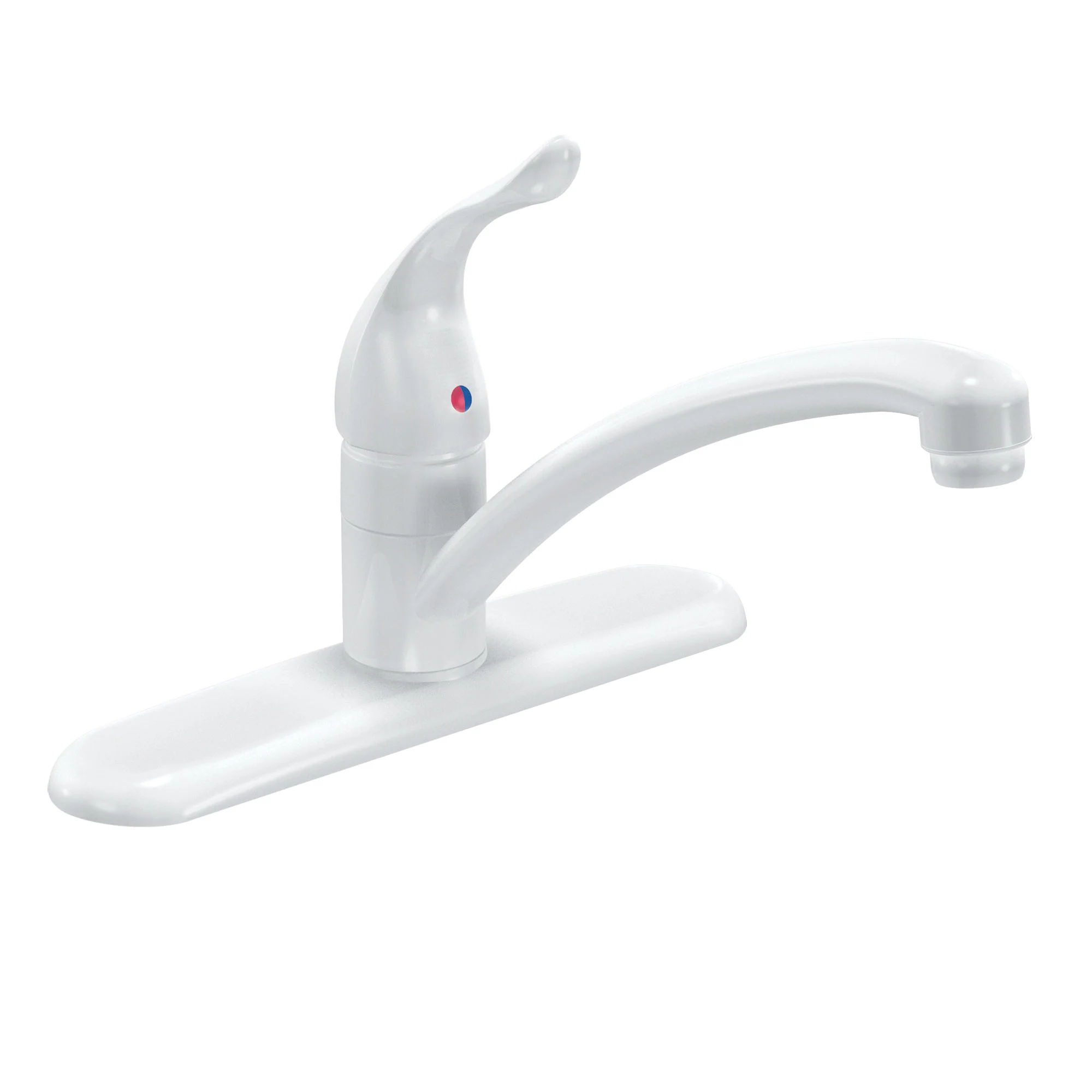 Chateau Chrome one-handle low arc kitchen faucet - Image 3