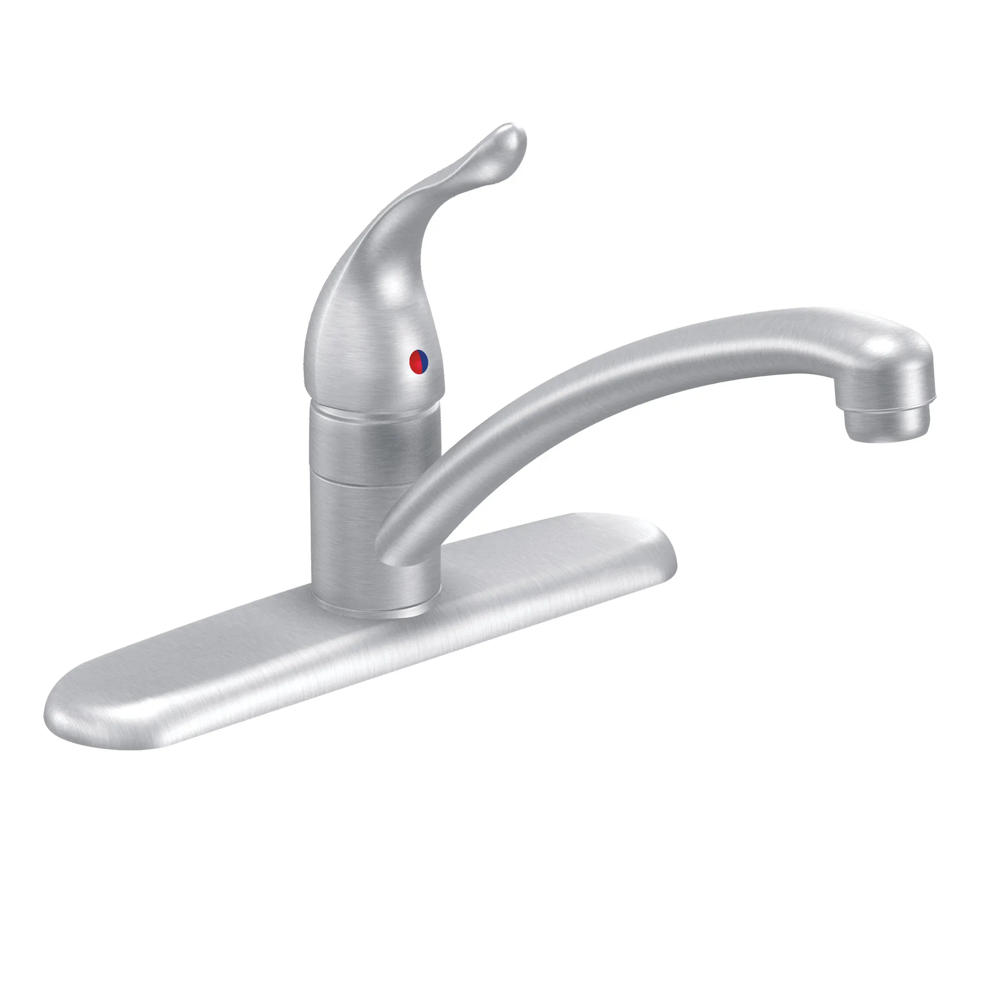 Chateau Chrome one-handle low arc kitchen faucet - Image 6