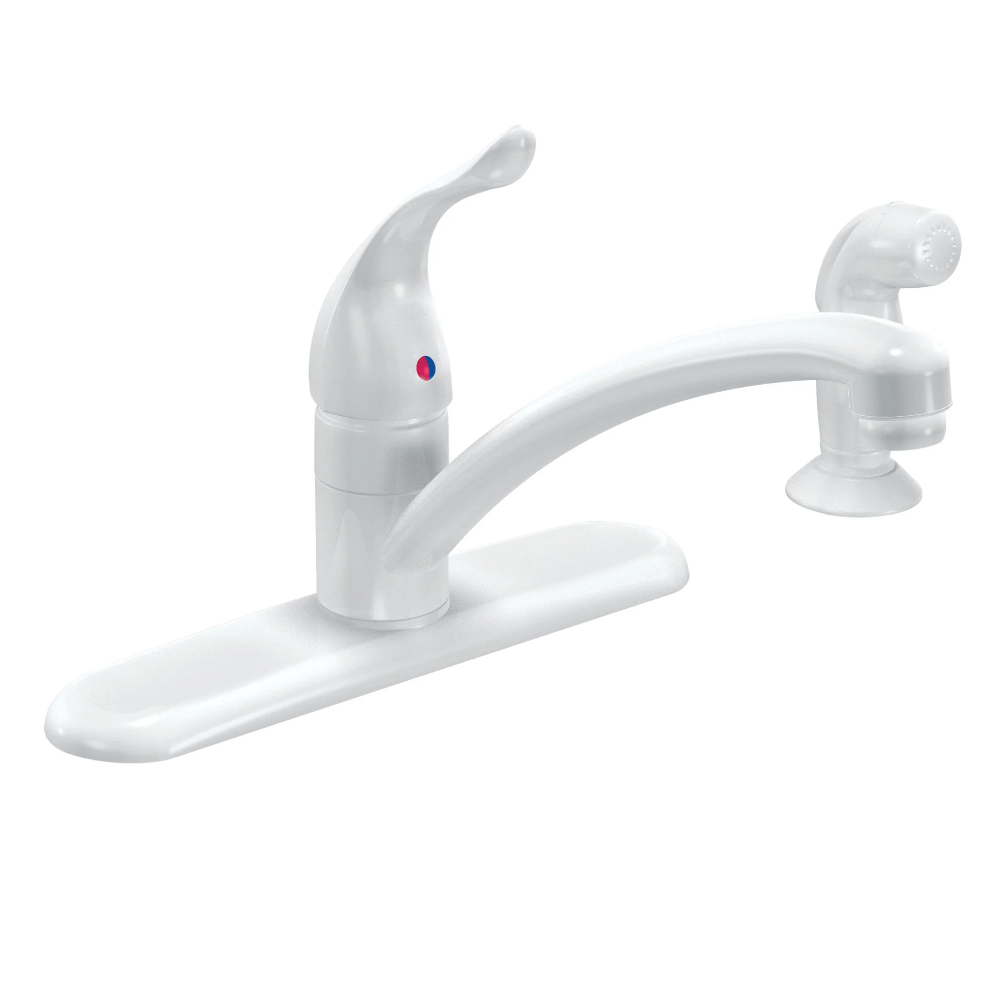 Chateau Chrome one-handle low arc kitchen faucet - Image 3