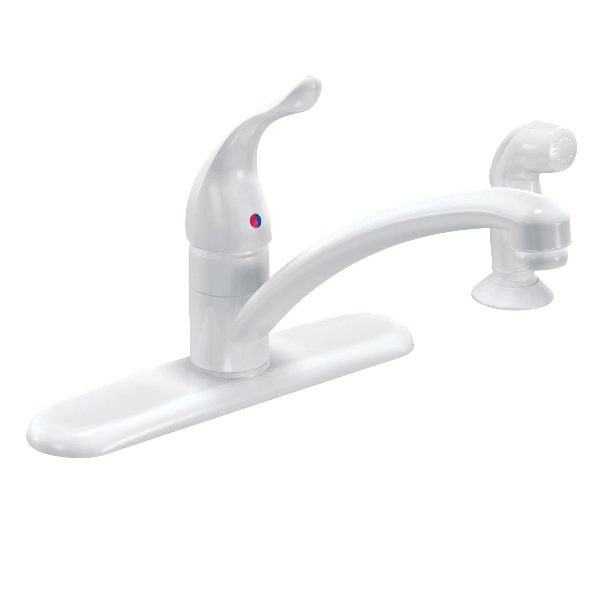 Chateau Chrome one-handle low arc kitchen faucet - Image 4