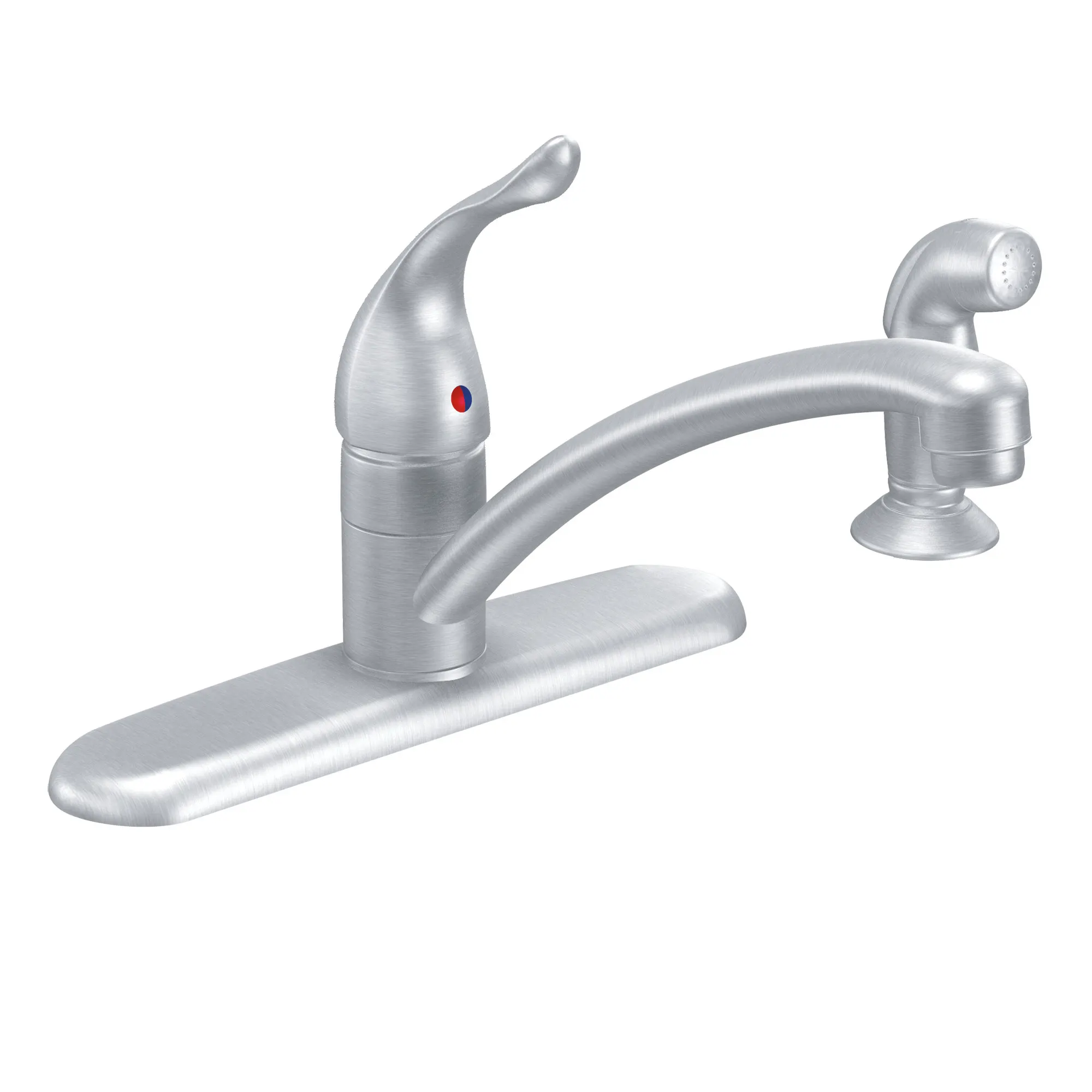 Chateau Chrome one-handle low arc kitchen faucet - Image 6