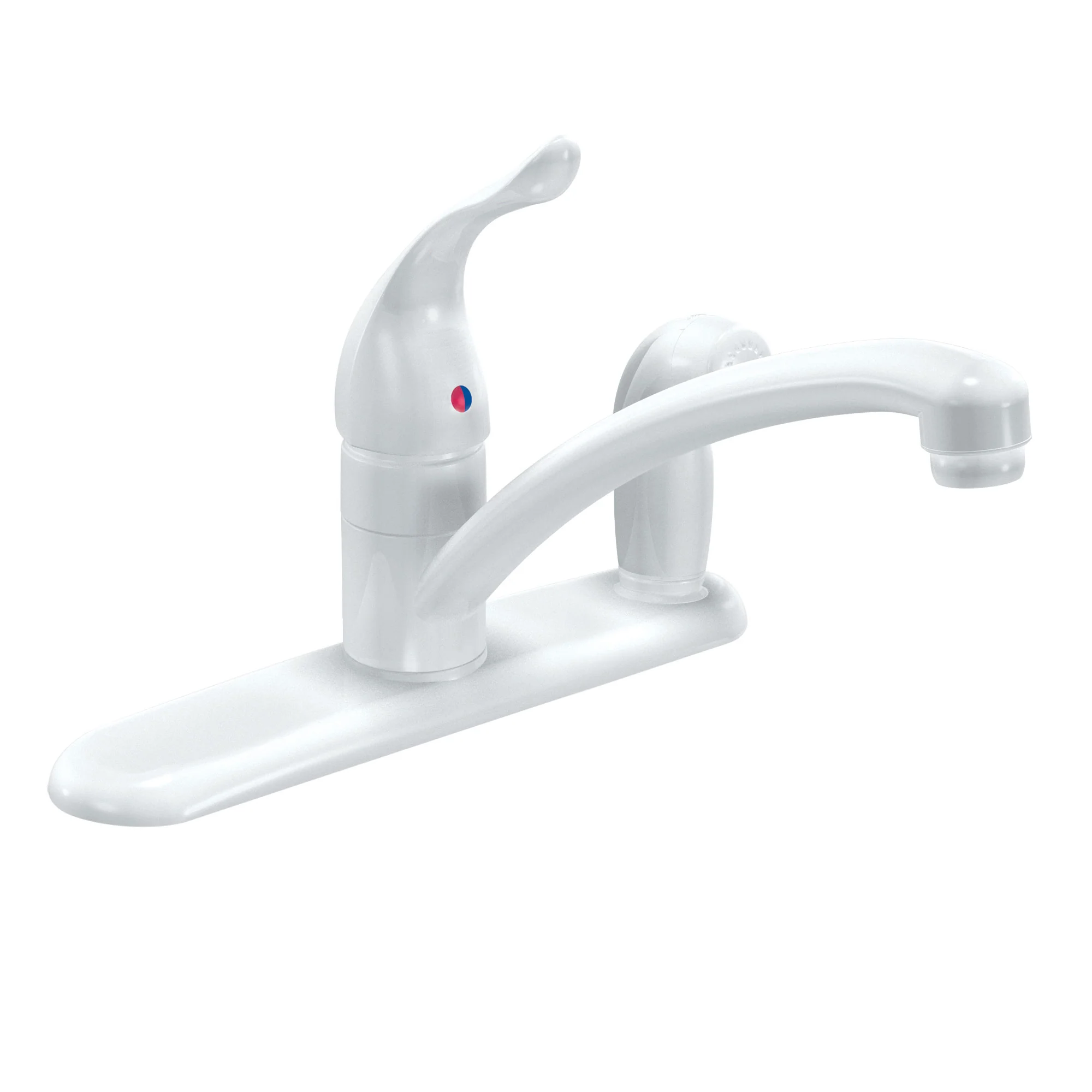 Chateau Chrome one-handle low arc kitchen faucet - Image 3