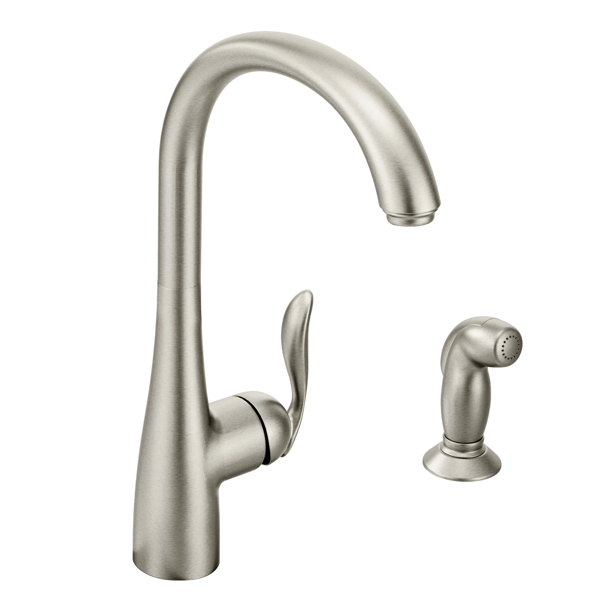 Arbor Chrome one-handle high arc kitchen faucet - Image 8