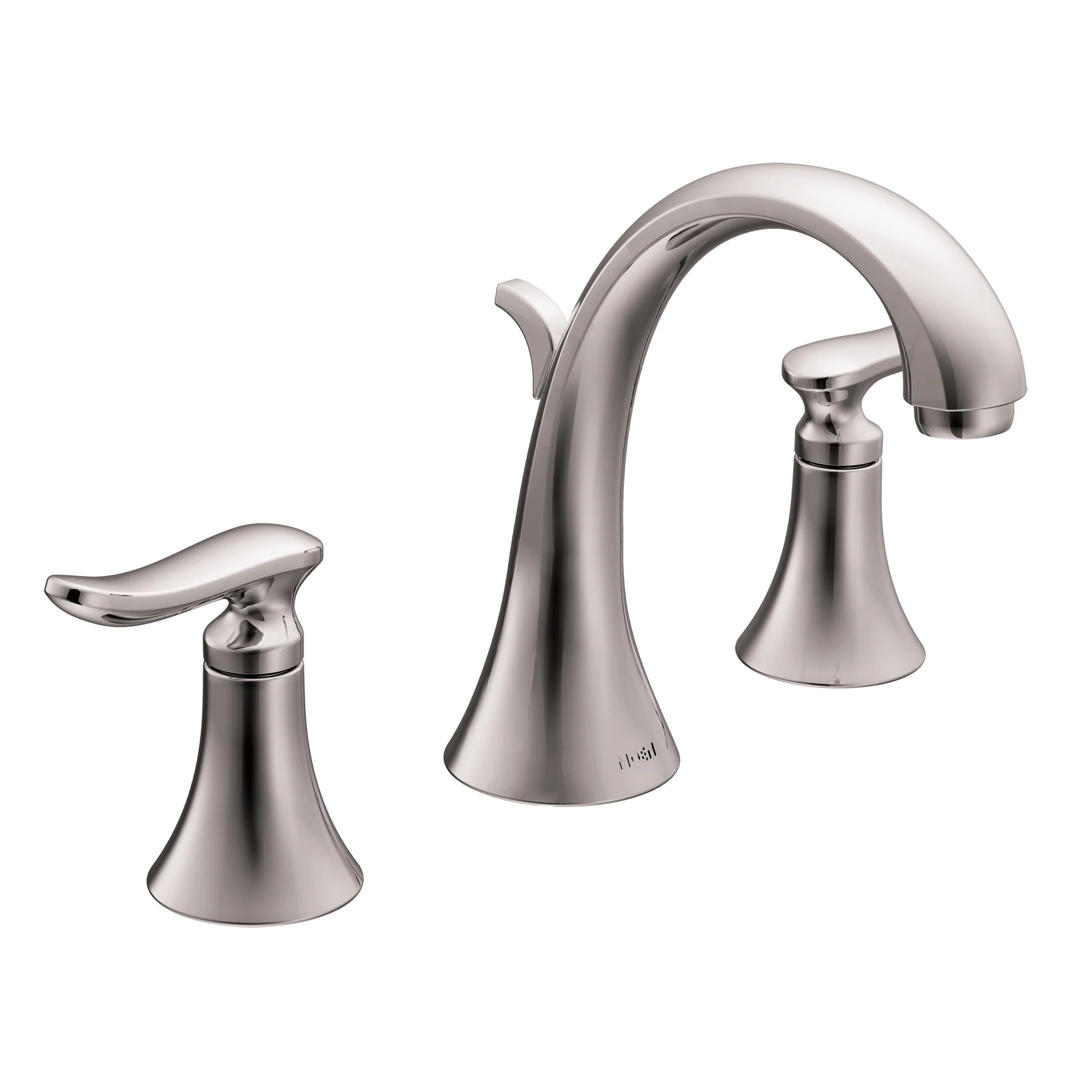 Quinn Chrome two-handle low arc bathroom faucet