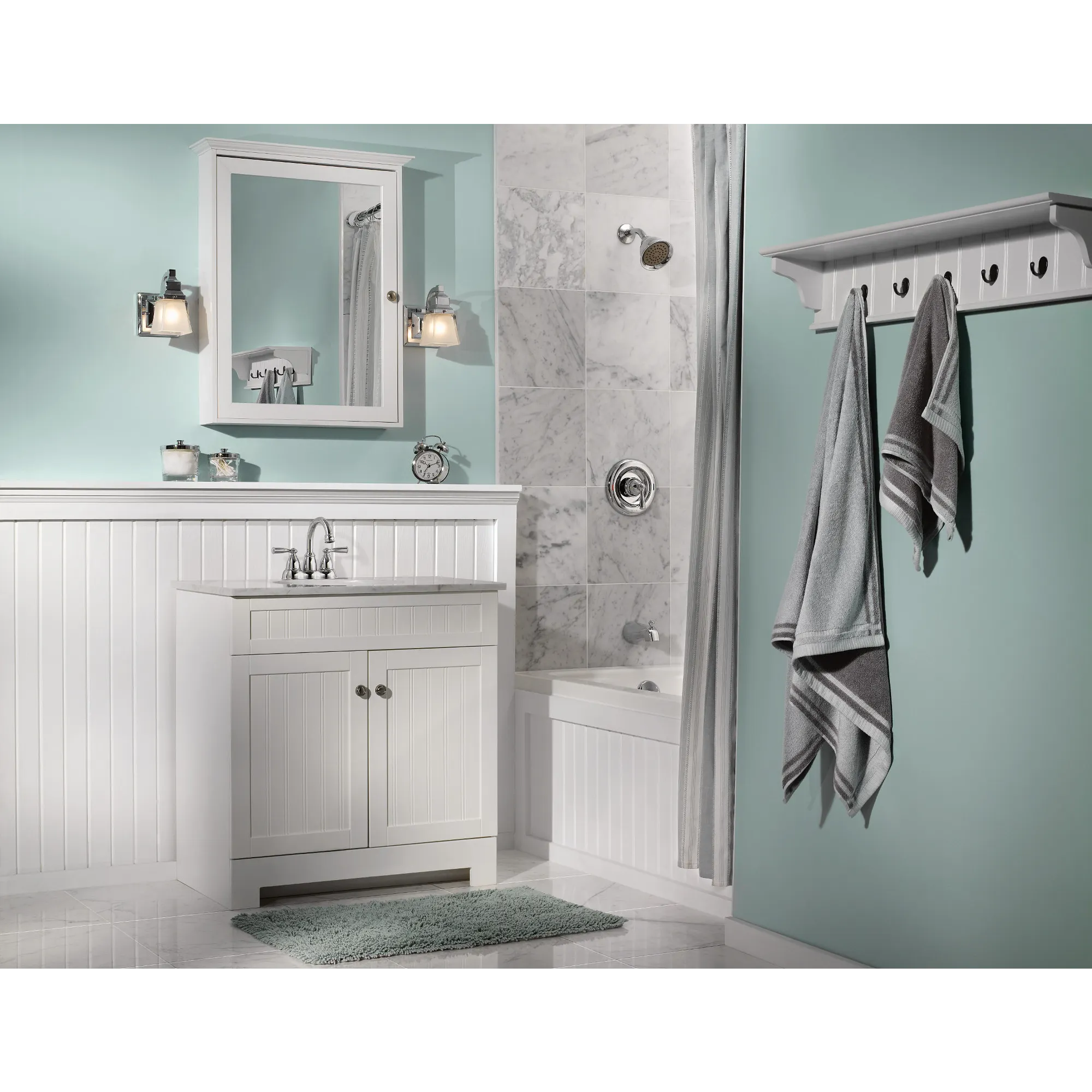 Banbury Chrome two-handle high arc bathroom faucet - Image 12