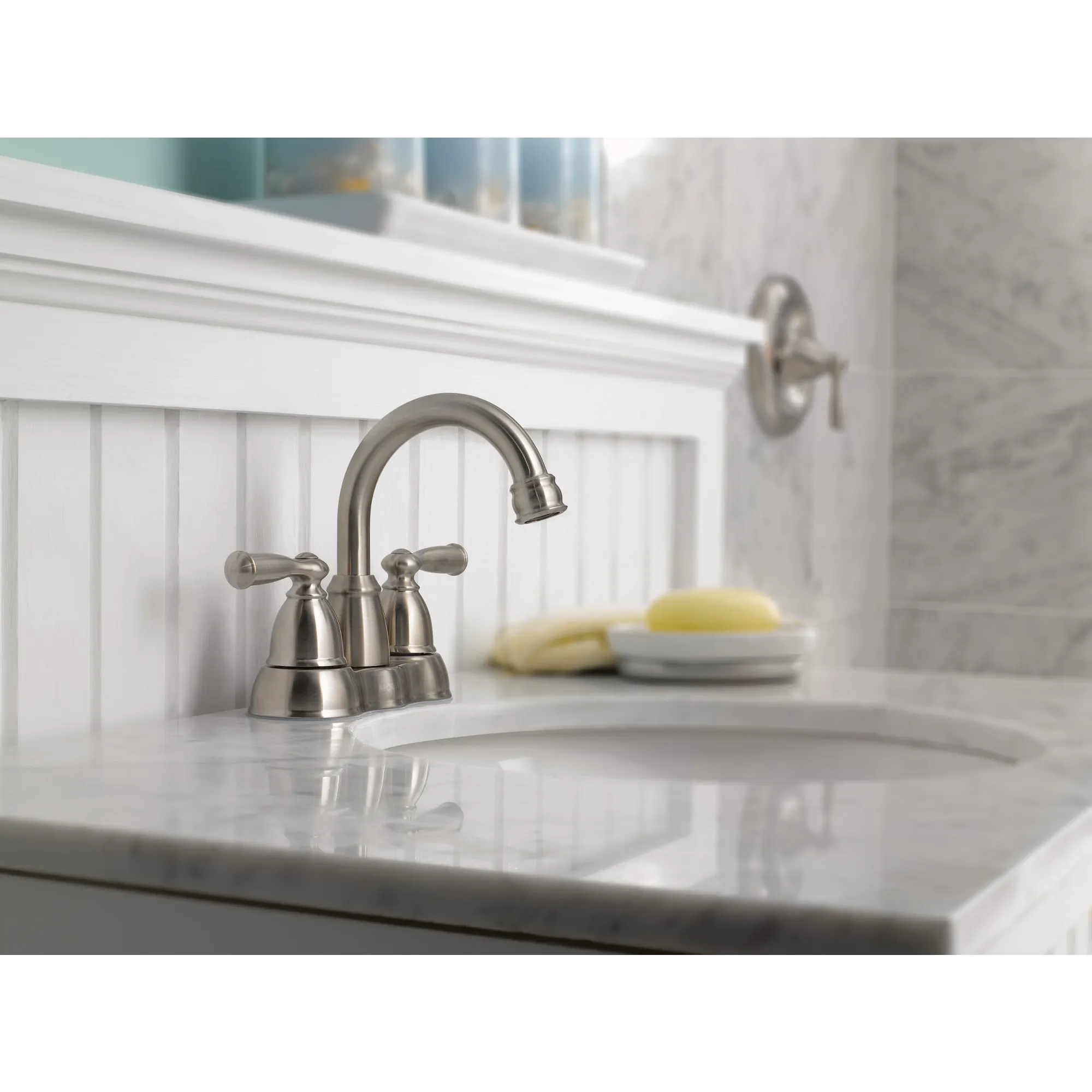 Banbury Chrome two-handle high arc bathroom faucet - Image 16