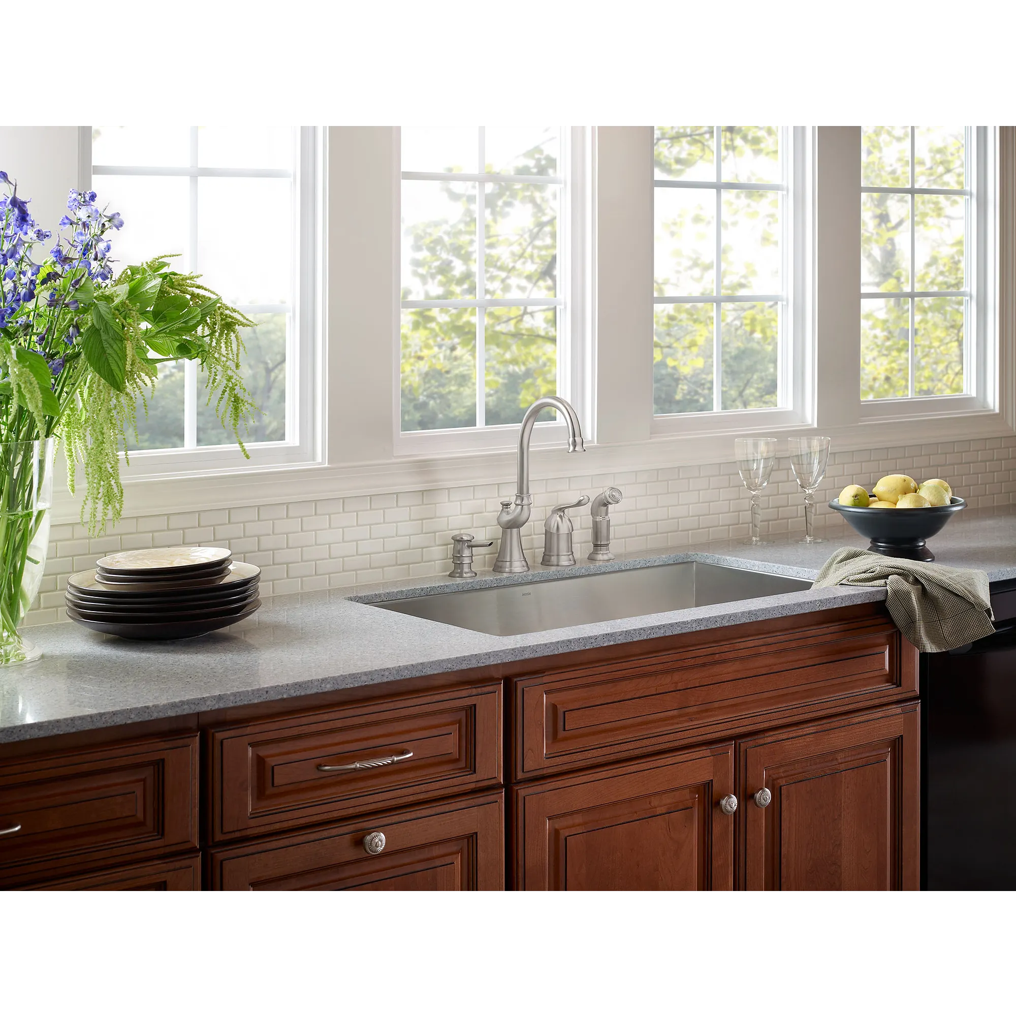 Muirfield Classic stainless one-handle high arc bar faucet - Image 2