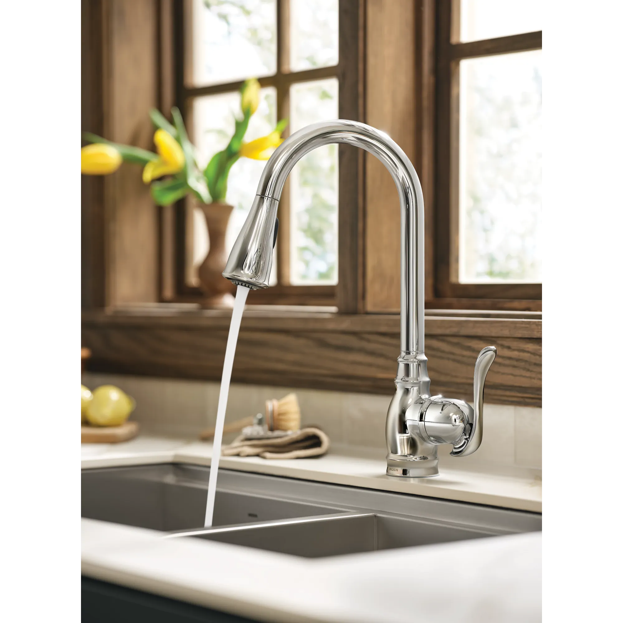 Anabelle One-Handle High Arc Pulldown Kitchen Faucet - Image 11