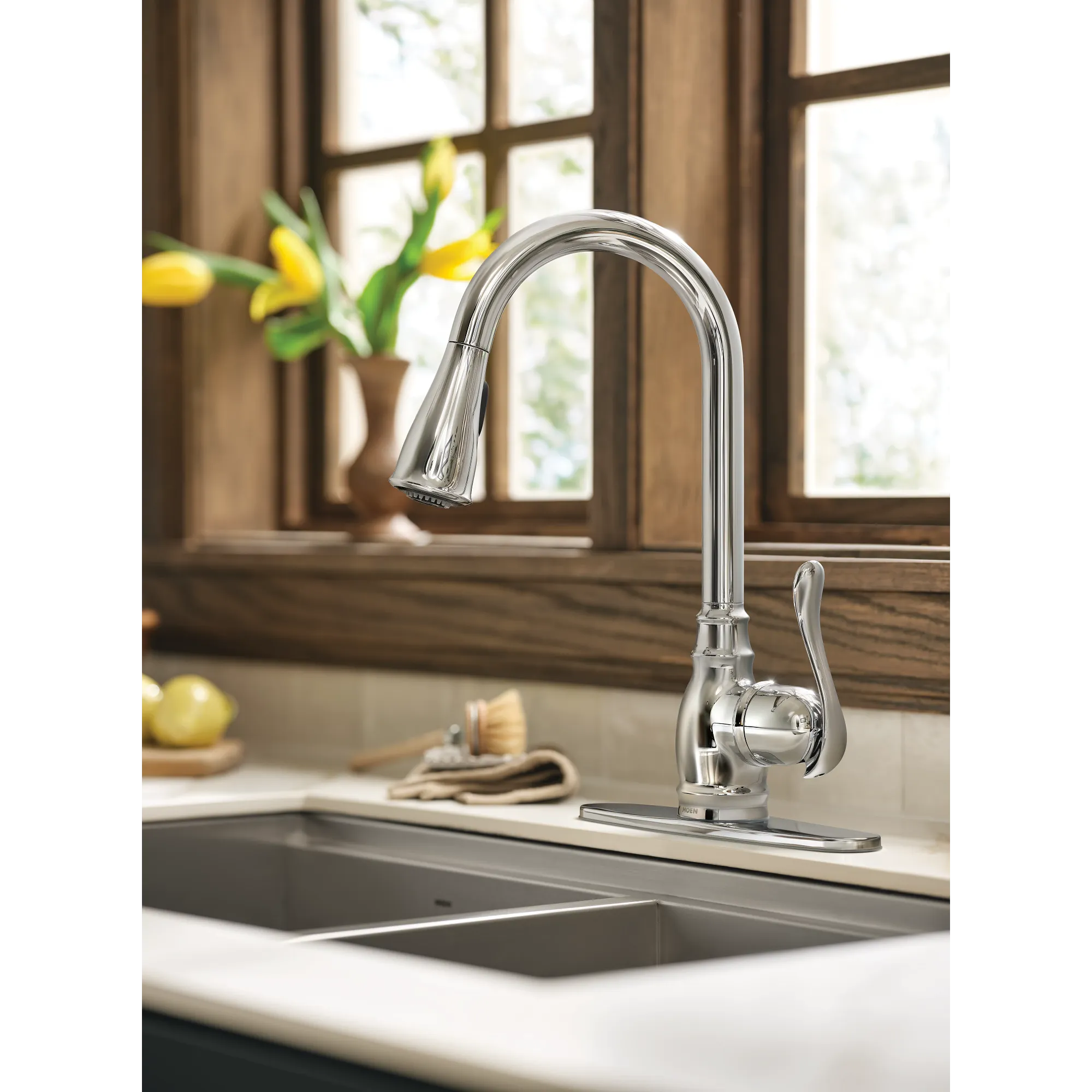 Anabelle One-Handle High Arc Pulldown Kitchen Faucet - Image 14