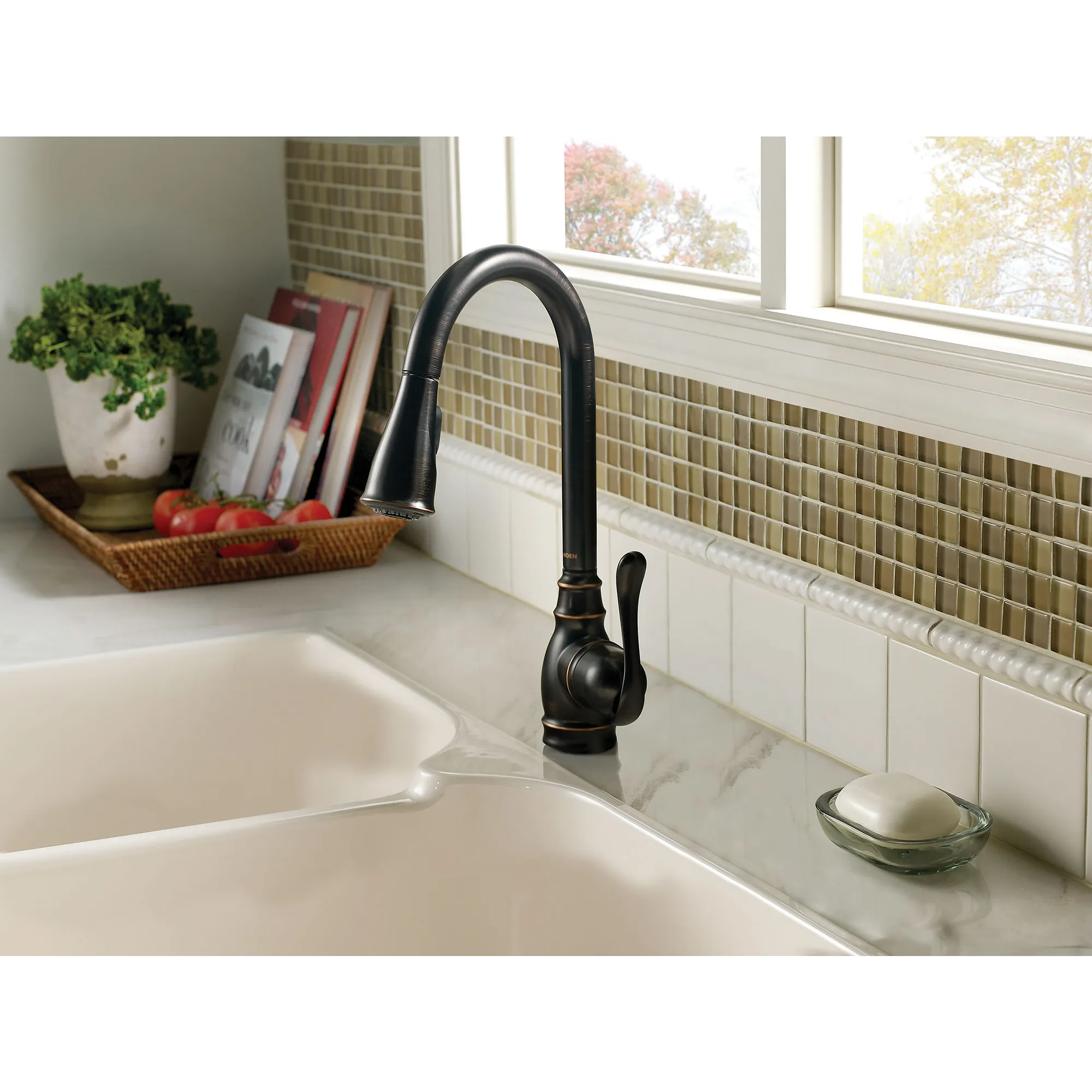 Anabelle One-Handle High Arc Pulldown Kitchen Faucet - Image 19