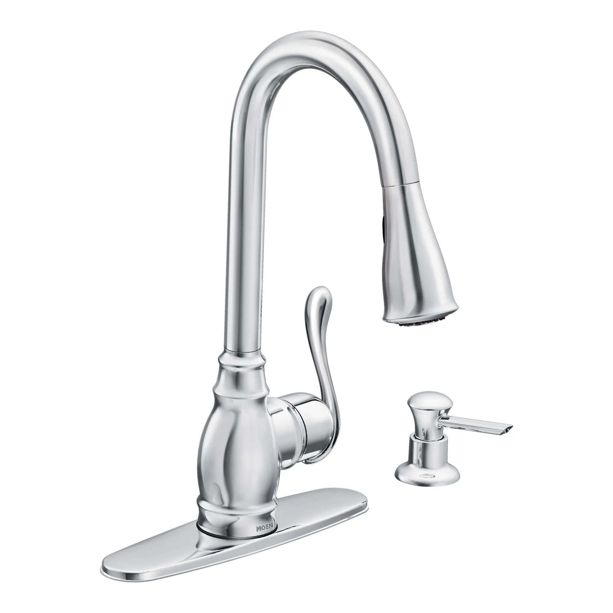 Anabelle One-Handle High Arc Pulldown Kitchen Faucet - Image 2